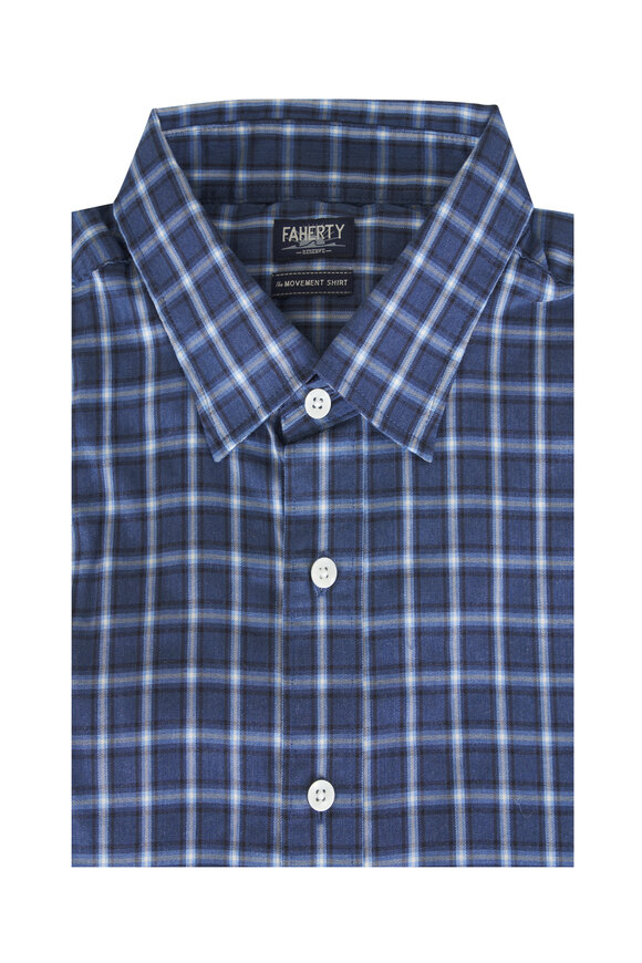Faherty Brand The Movement Coastal Nights Plaid Shirt - view 1