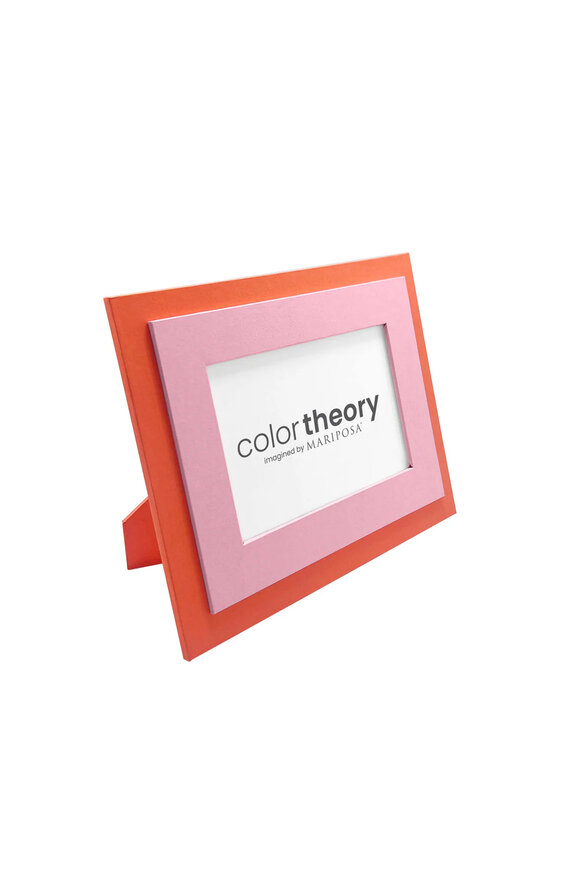 Mariposa Tiered Pink & Tangerine 4x6 Frame - view 2