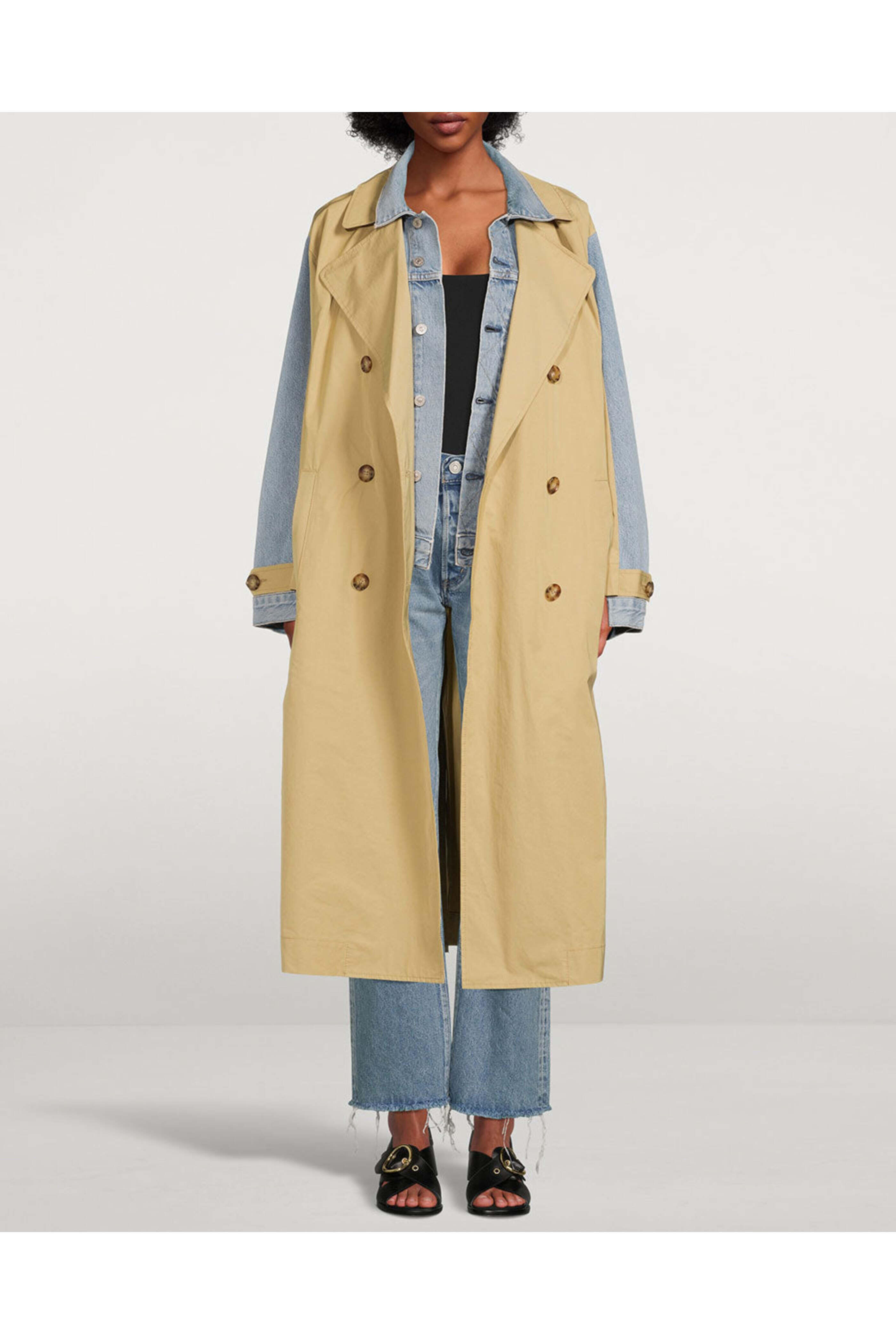 Citizens of Humanity - Spliced Denim Trench Coat