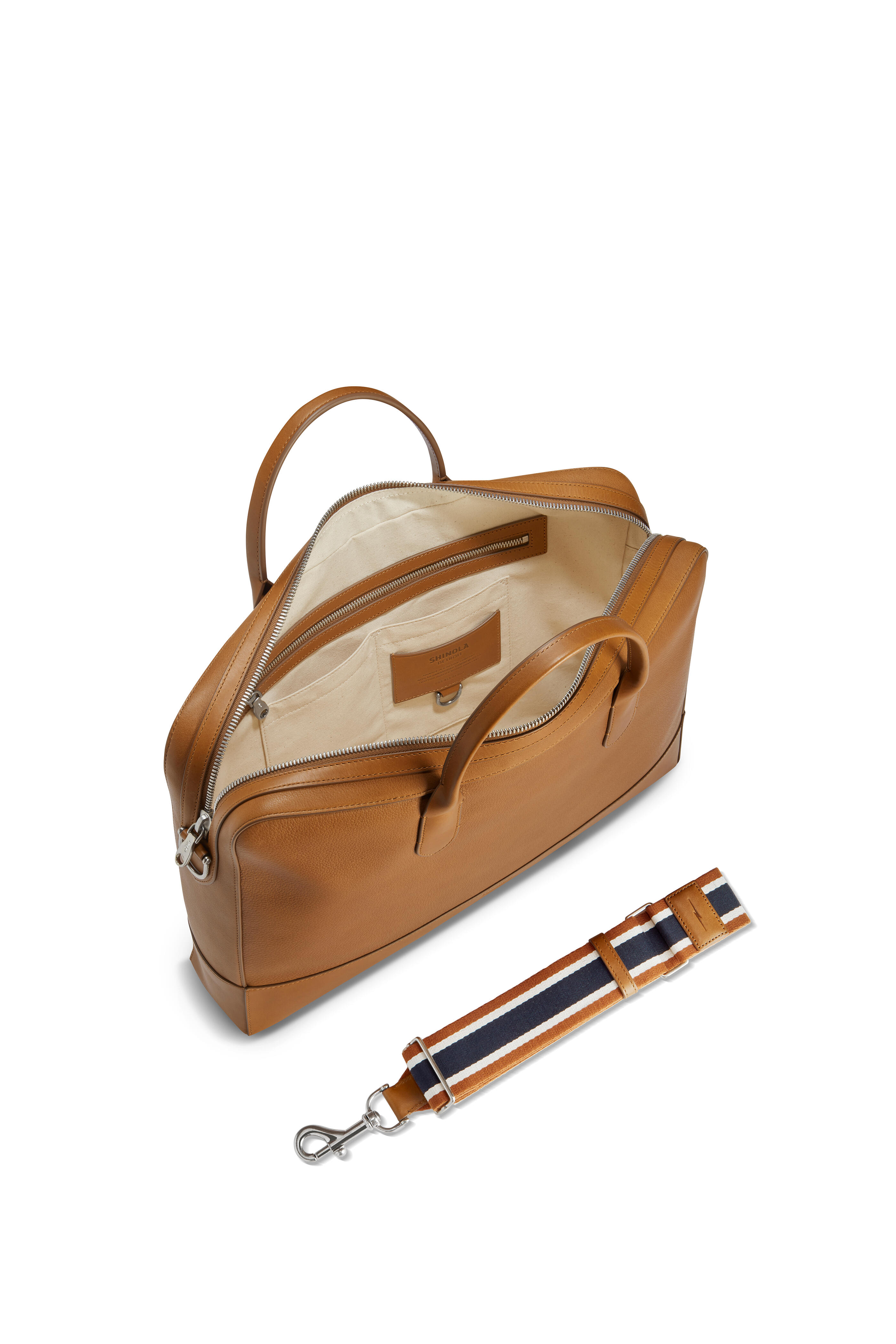 Shinola - Canfield Weekday Tan Leather Brief Bag