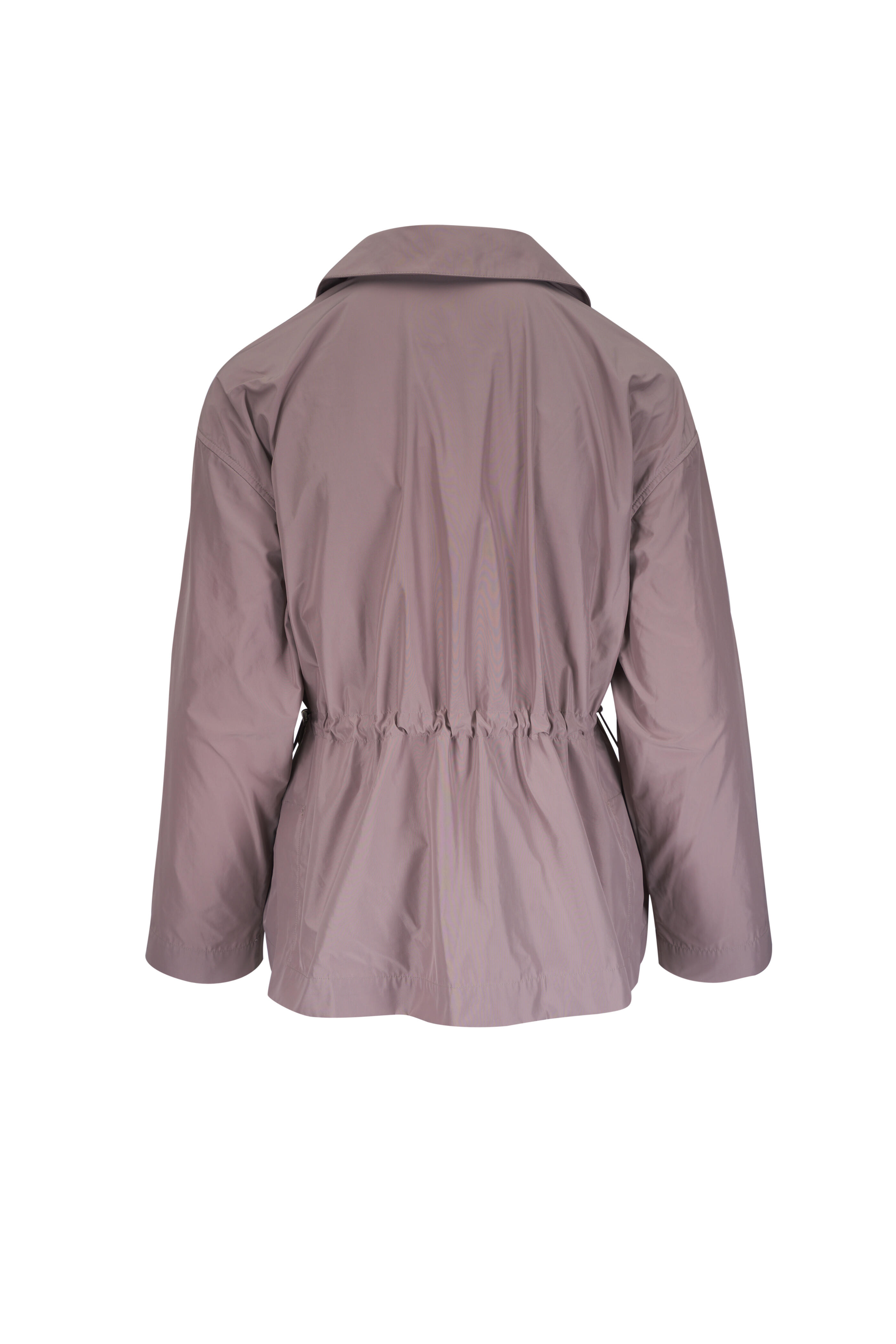 Lafayette 148 New York - Hickory Tech Twill Gathered Waist Oversized Jacket