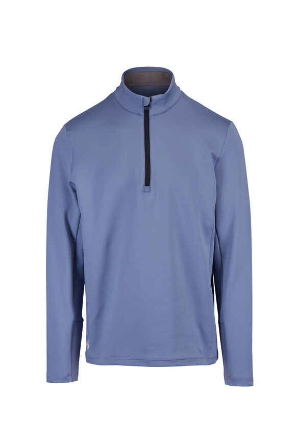 Greyson Tate Wolf Blue Sequoia Quarter Zip Pullover - view 1