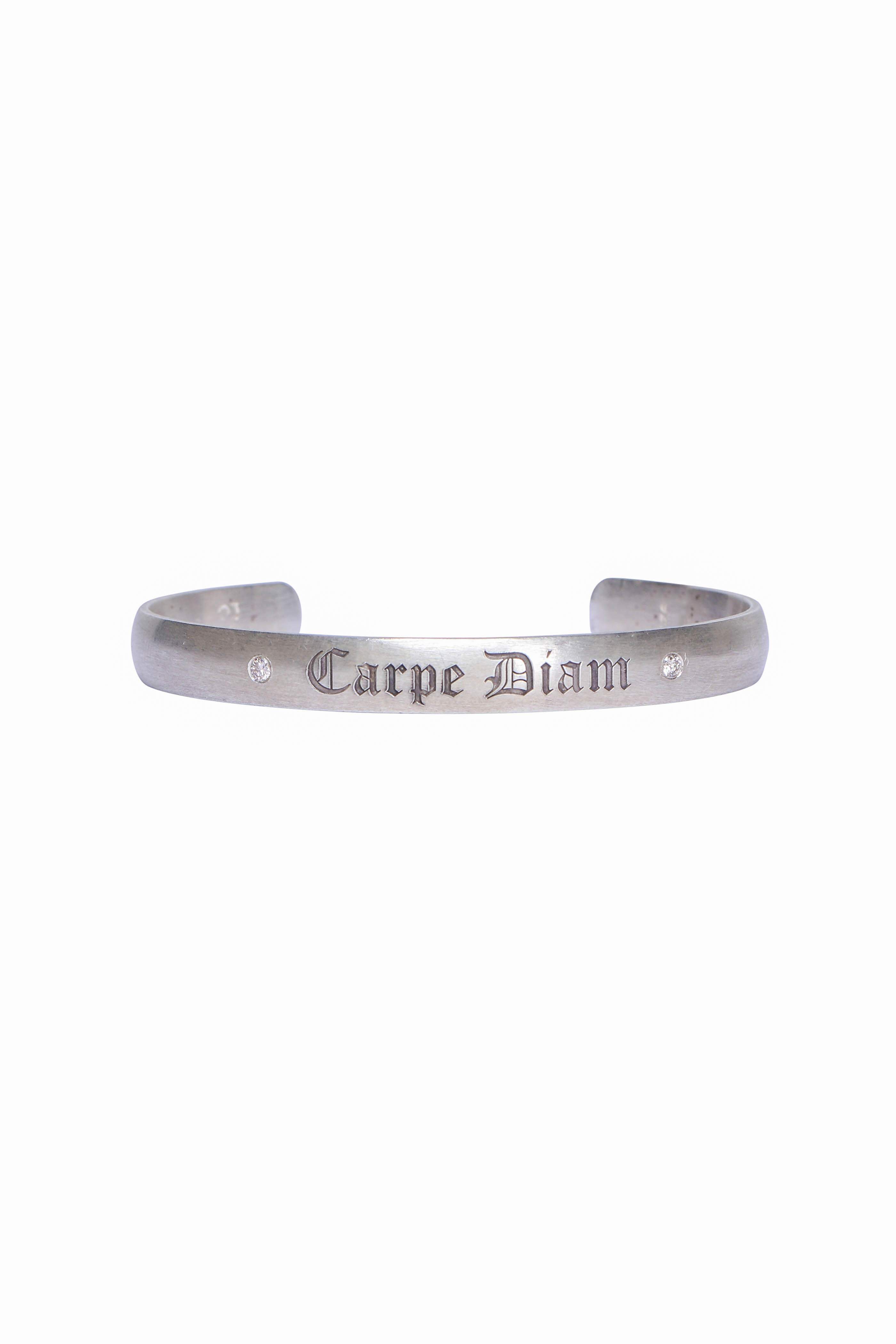 .925Suneera - Petite Carpe Diam Cuff Bracelet