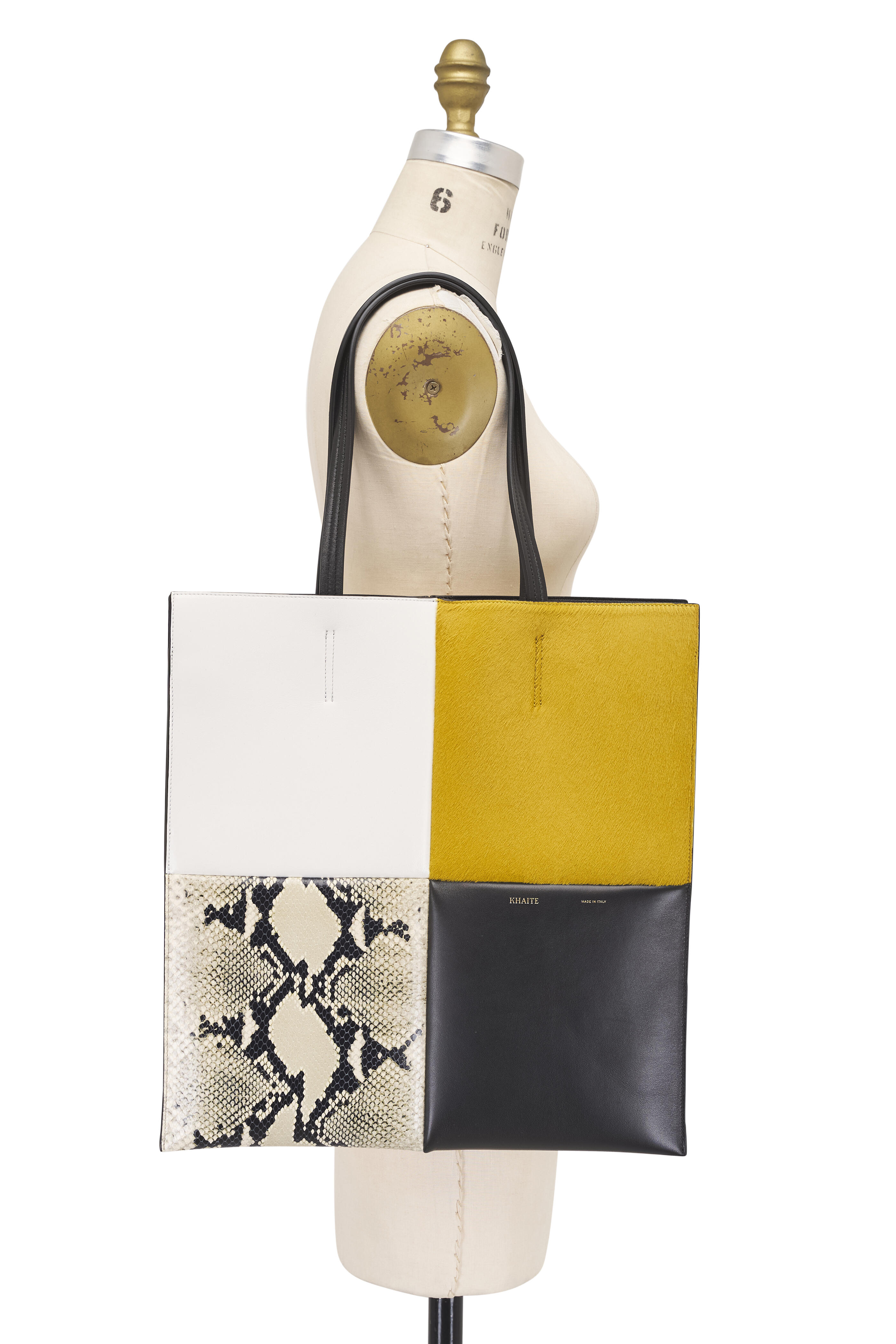 Khaite - Piper Fern Multi Patchwork Tote