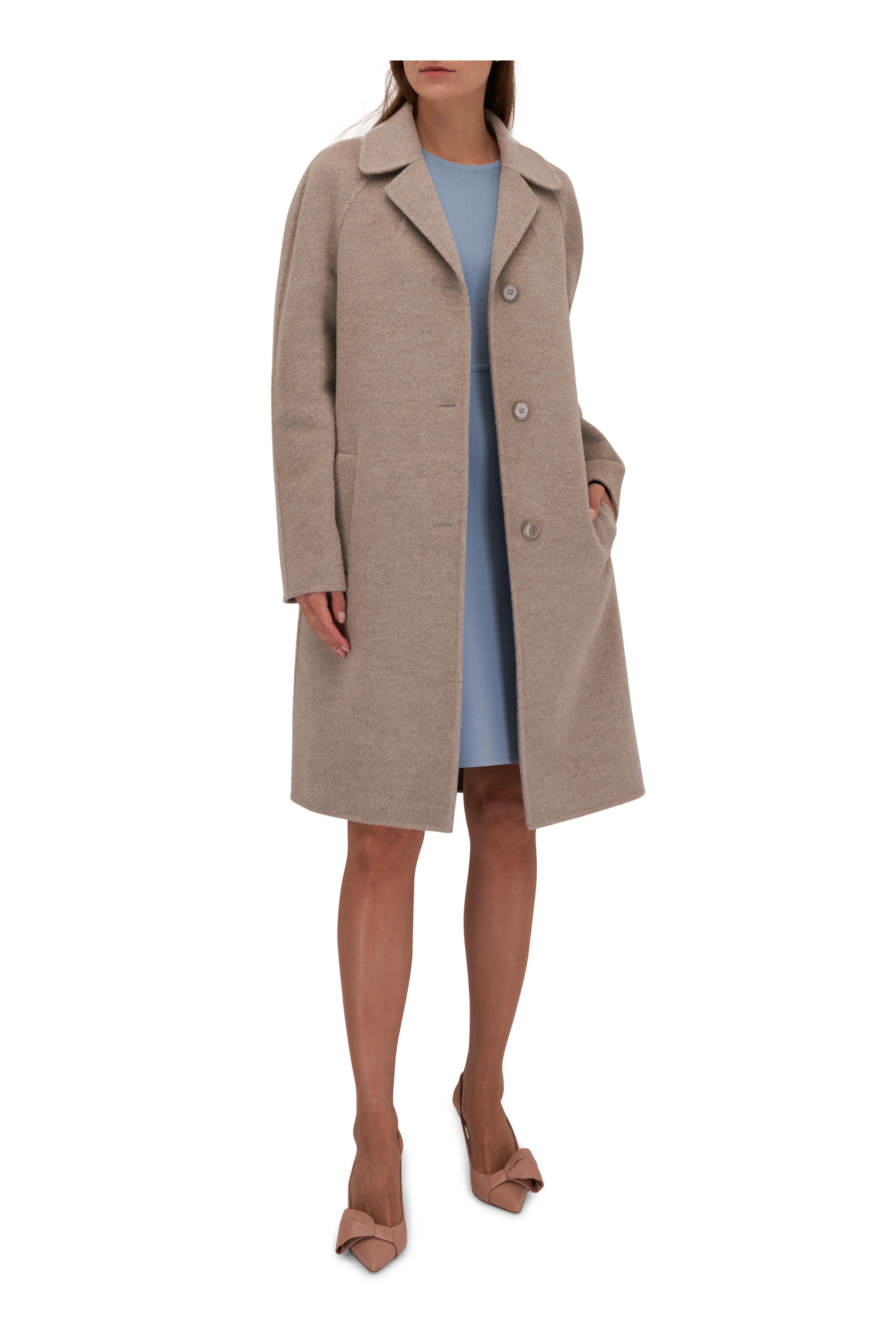 Selected Femme Classic Wool Coat Sandshell Garmentory, 47% OFF
