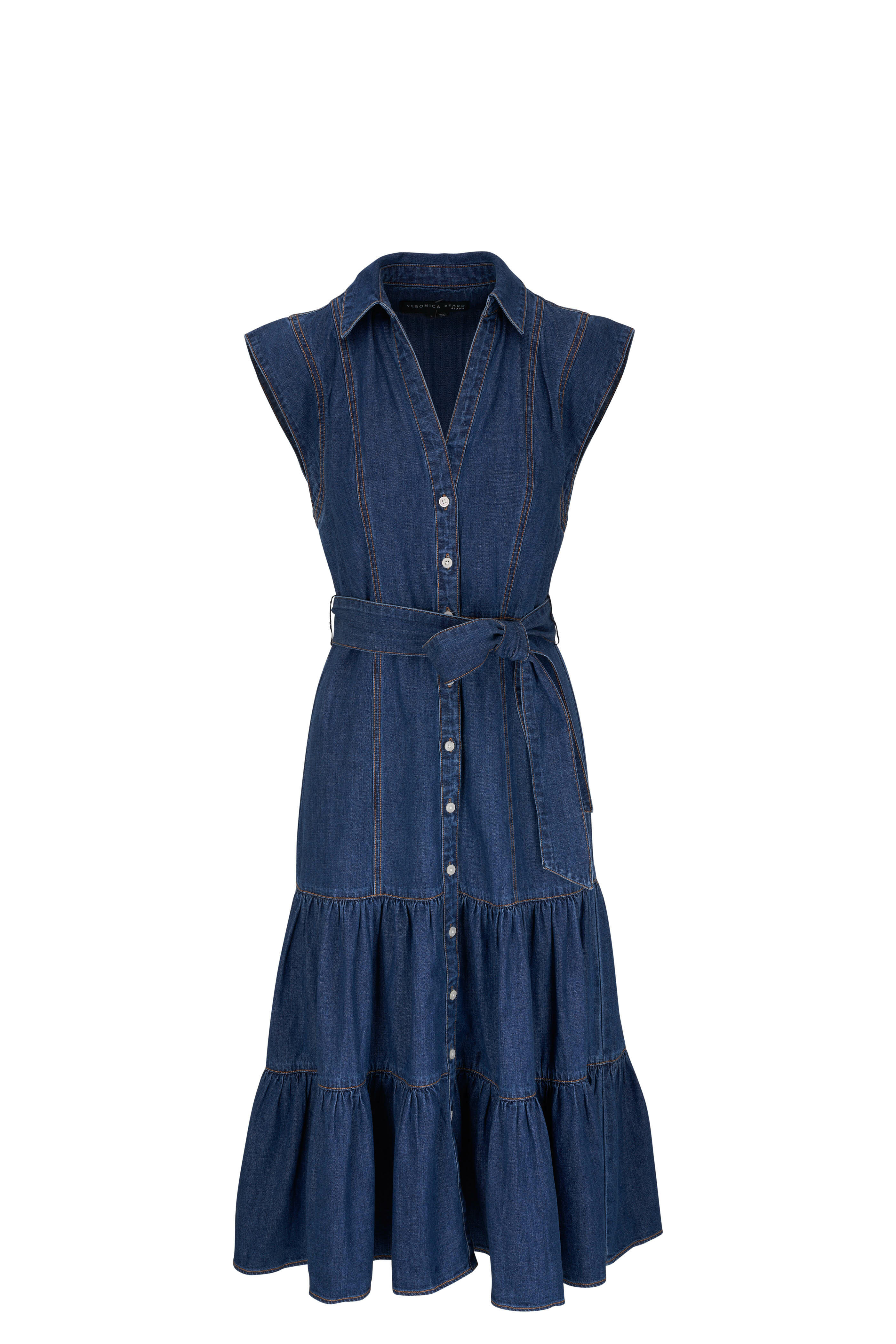 Veronica Beard - Arnetta Cornflower Blue Denim Dress