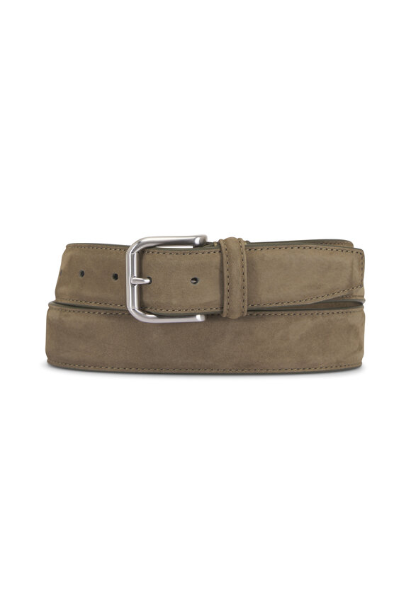 Anderson's Olive Suede Belt