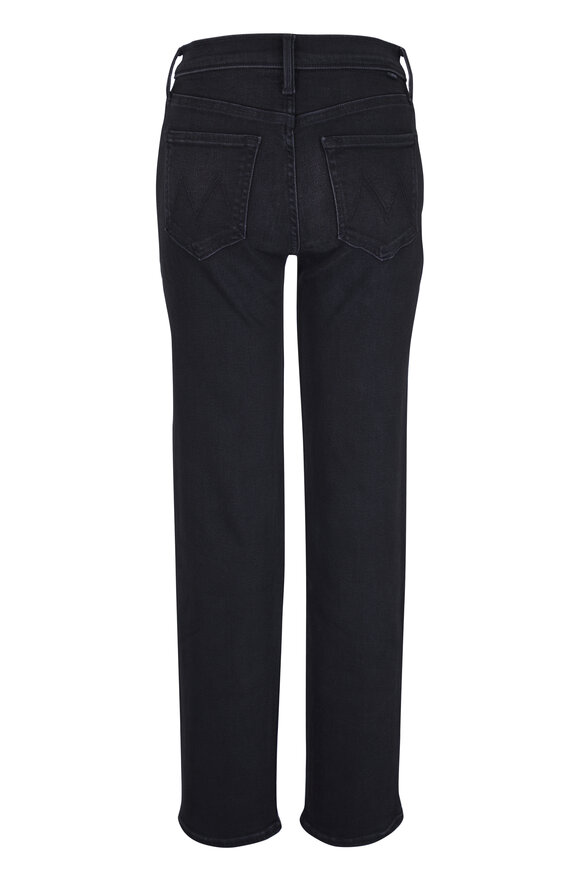 Mother The Newbie Skimp Black Straight Leg Jean - view 2