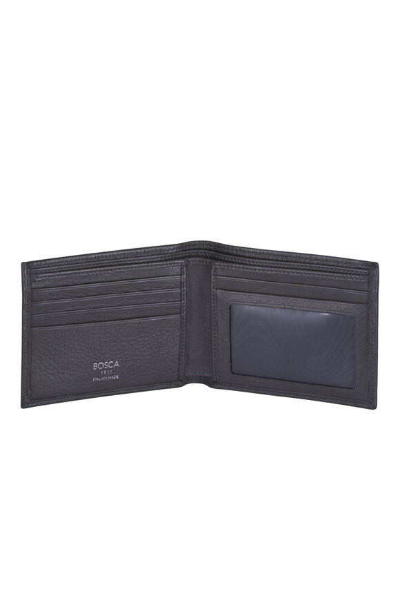 Bosca Platinum Grained Leather Bi-Fold Wallet - view 3