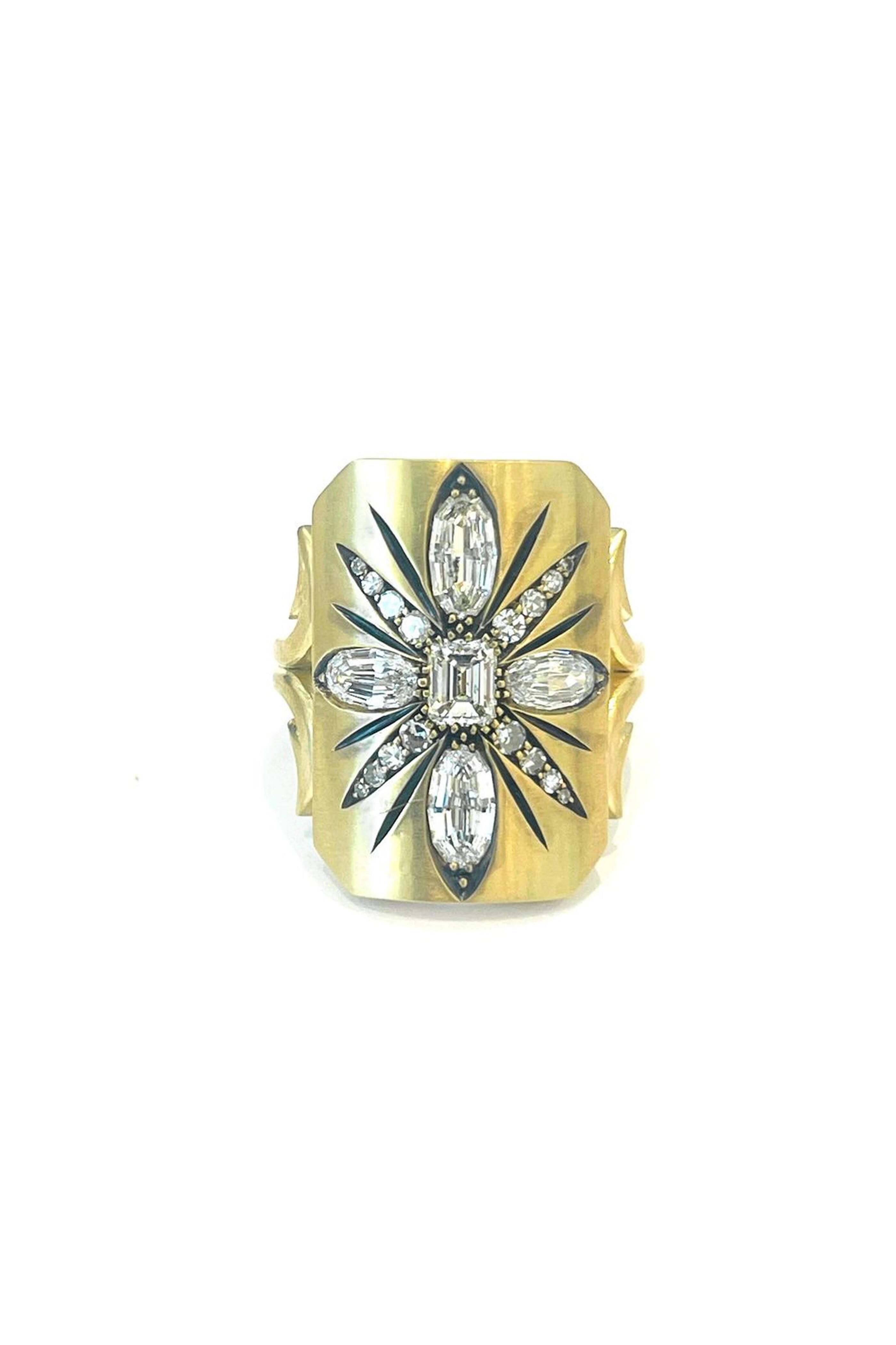 Sylva & Cie - Moval Diamond Ten Table Ring