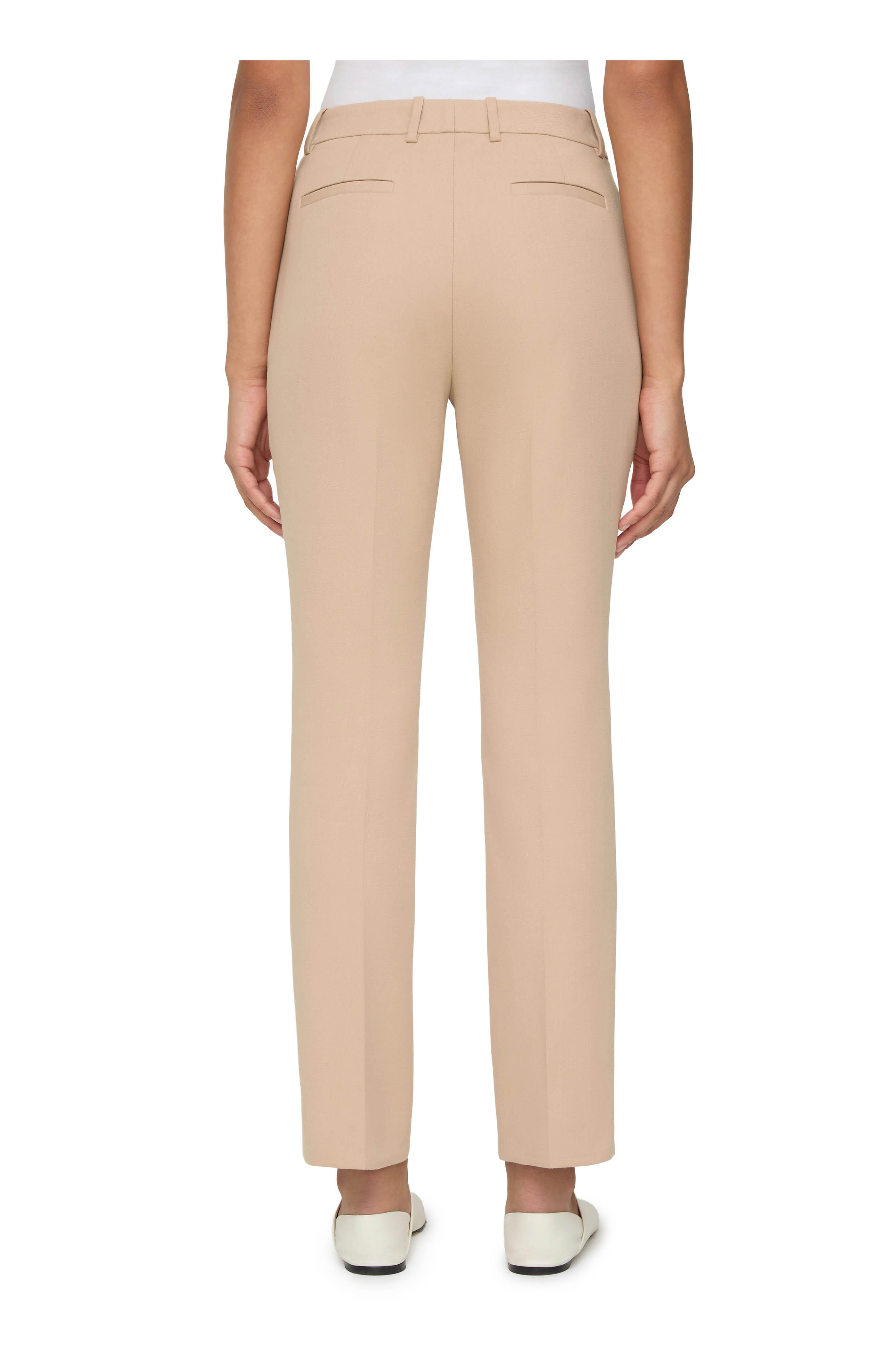 Lafayette 148 New York - Natural Cotton Double Weave Twill Pant
