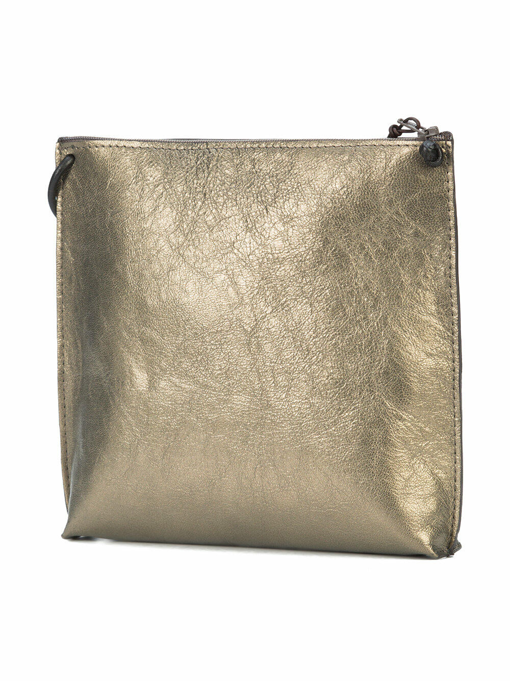 B May Bags - Gold Leather Strappy Zip Pouch | Mitchell Stores