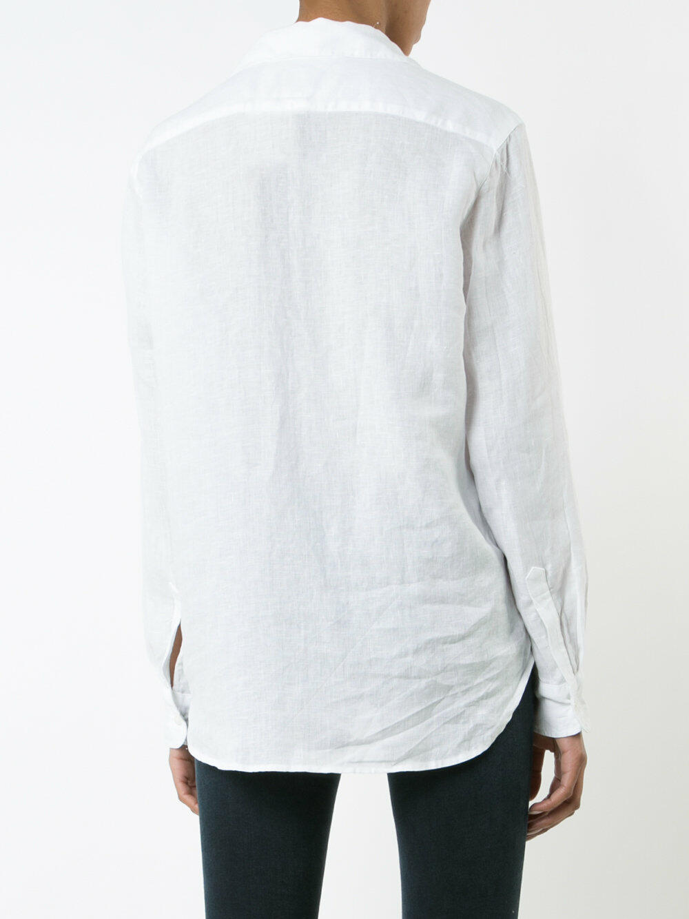 Frank & Eileen - Eileen White Linen Button Down