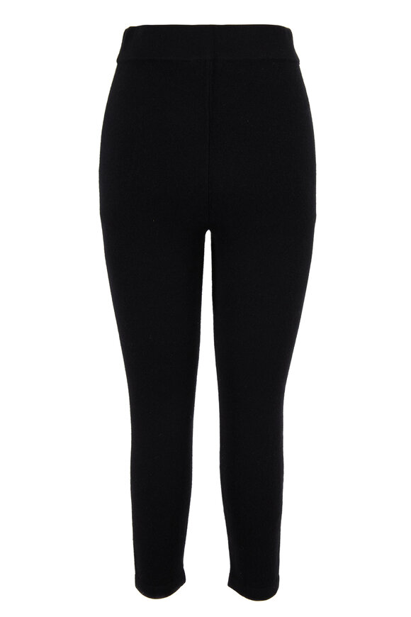 Michael Kors Collection - Black Cashmere Pull-On Legging