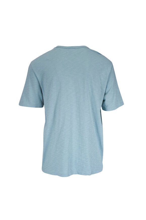 Faherty Brand Sunwashed Hull Teal Pocket T-Shirt - view 2