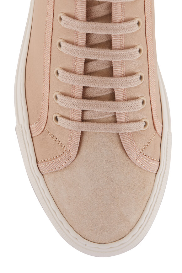 Woman by Common Projects - Tournament Tan Leather Low Top Sneaker