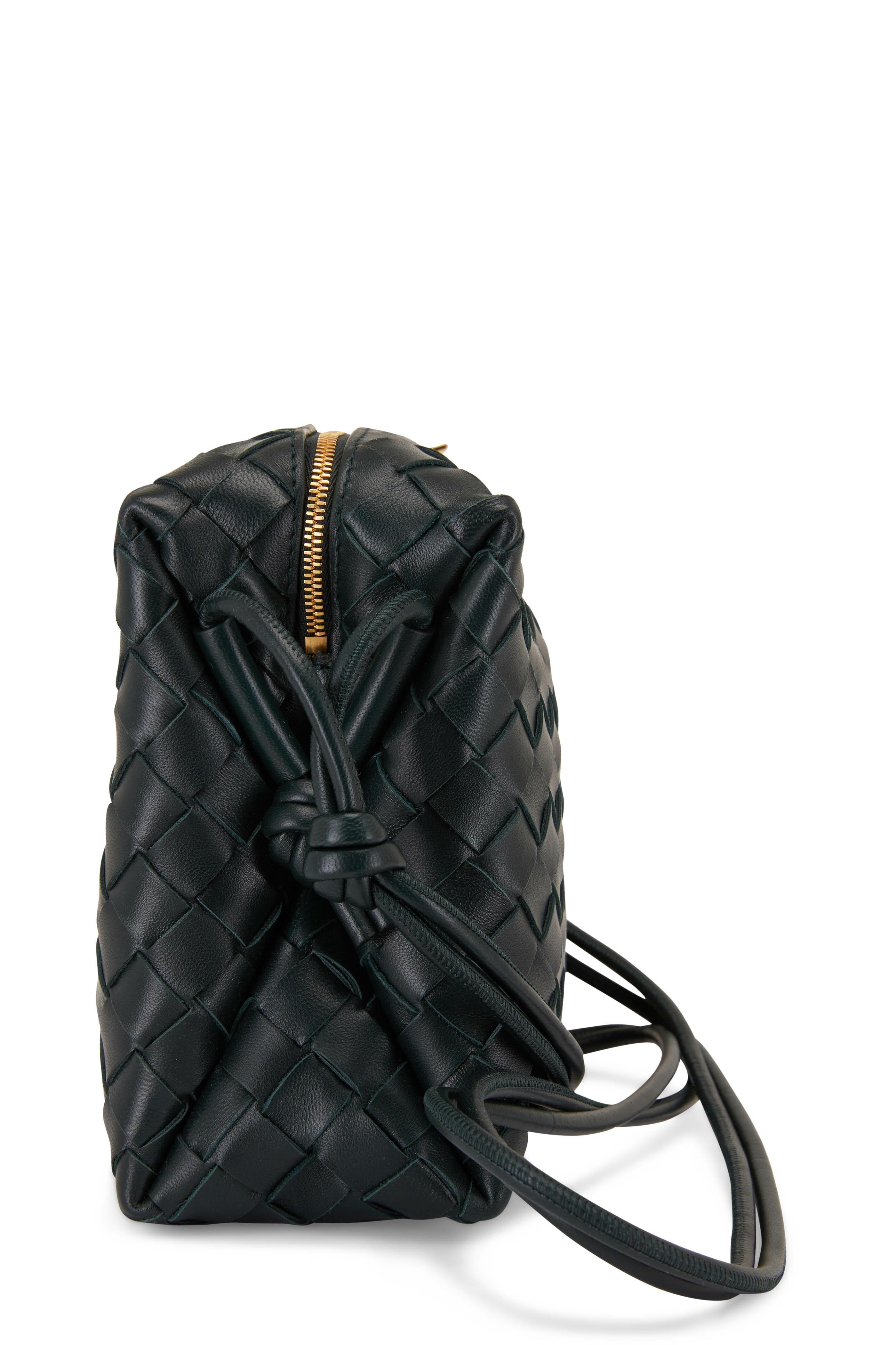 Bottega Veneta Gray Mini Loop Camera Bag for Women