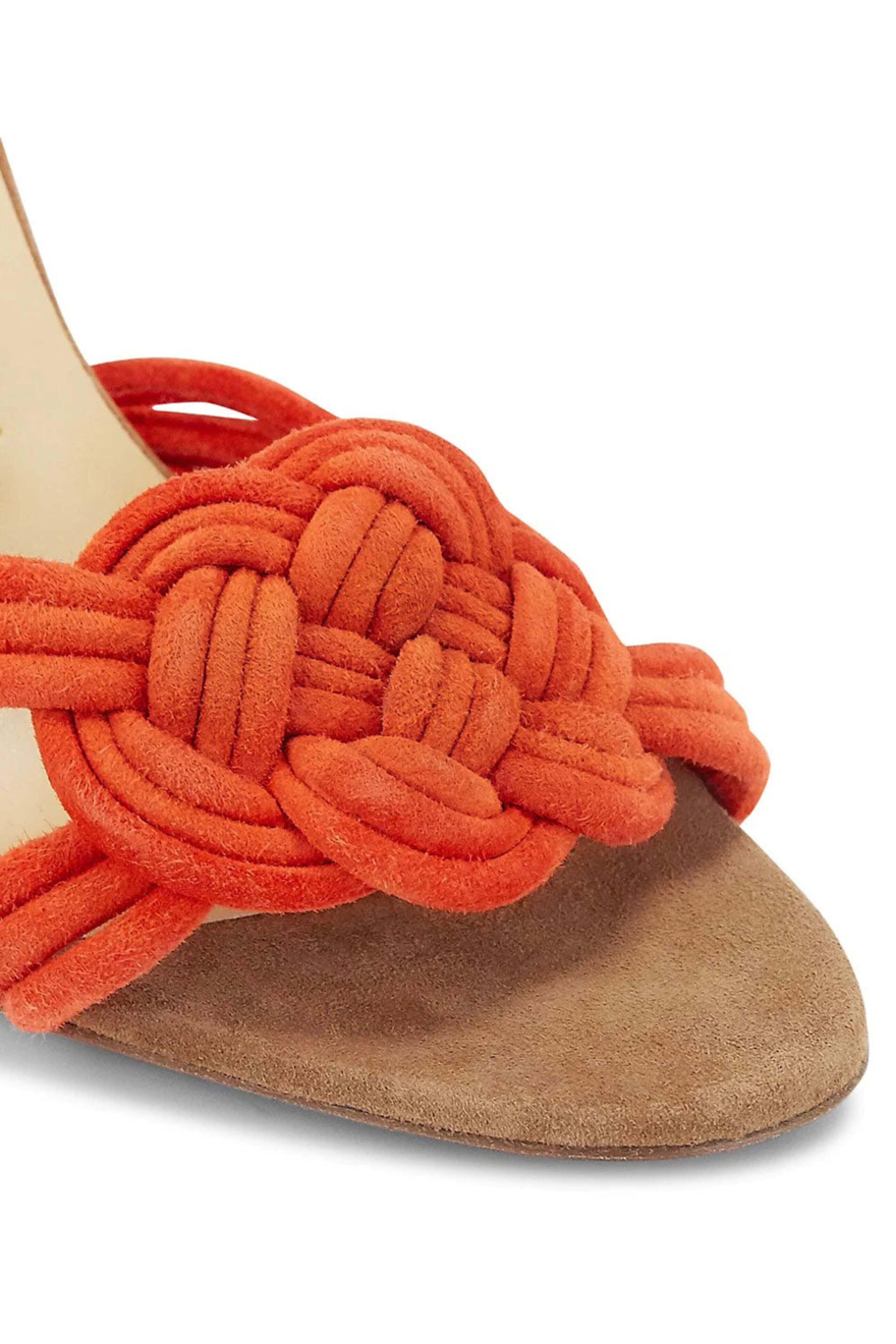 Christian Louboutin - Ella Suede Sandal in Coral