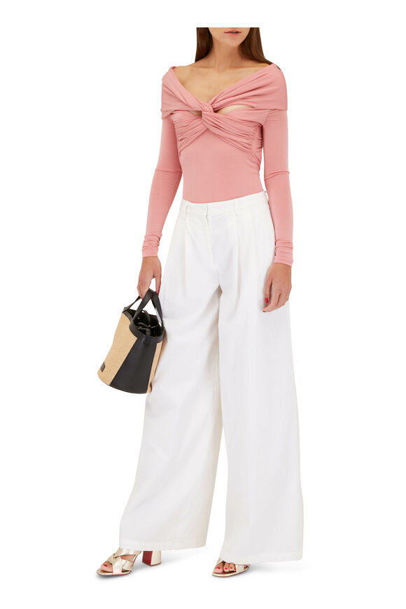 Nili Lotan - Dillion White Cotton Pant