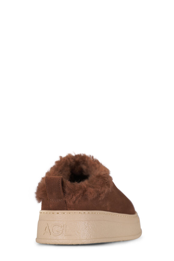AGL Giuly Brown Suede Mule - view 3