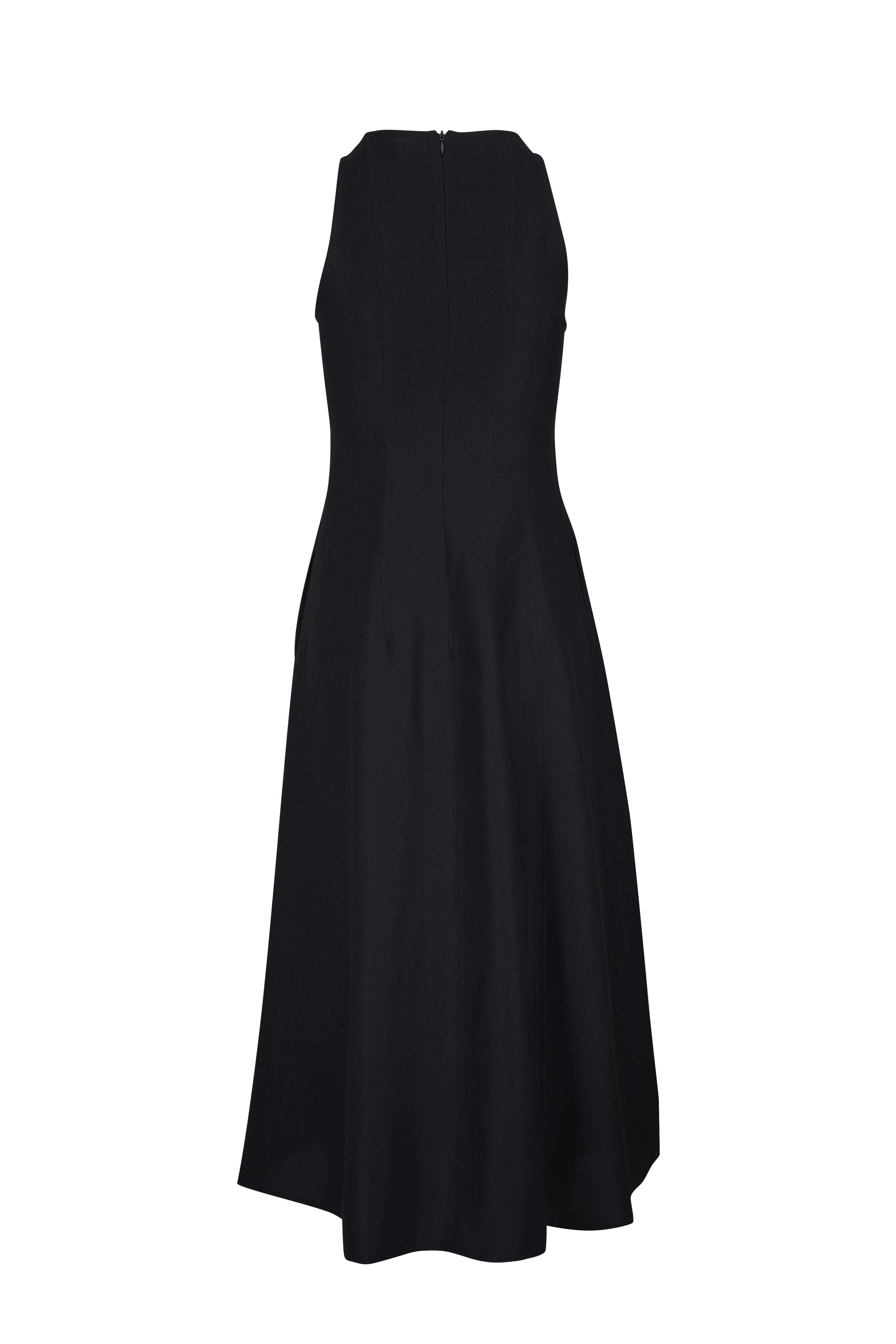 Antonelli - Monsen Black Woven Midi Dress