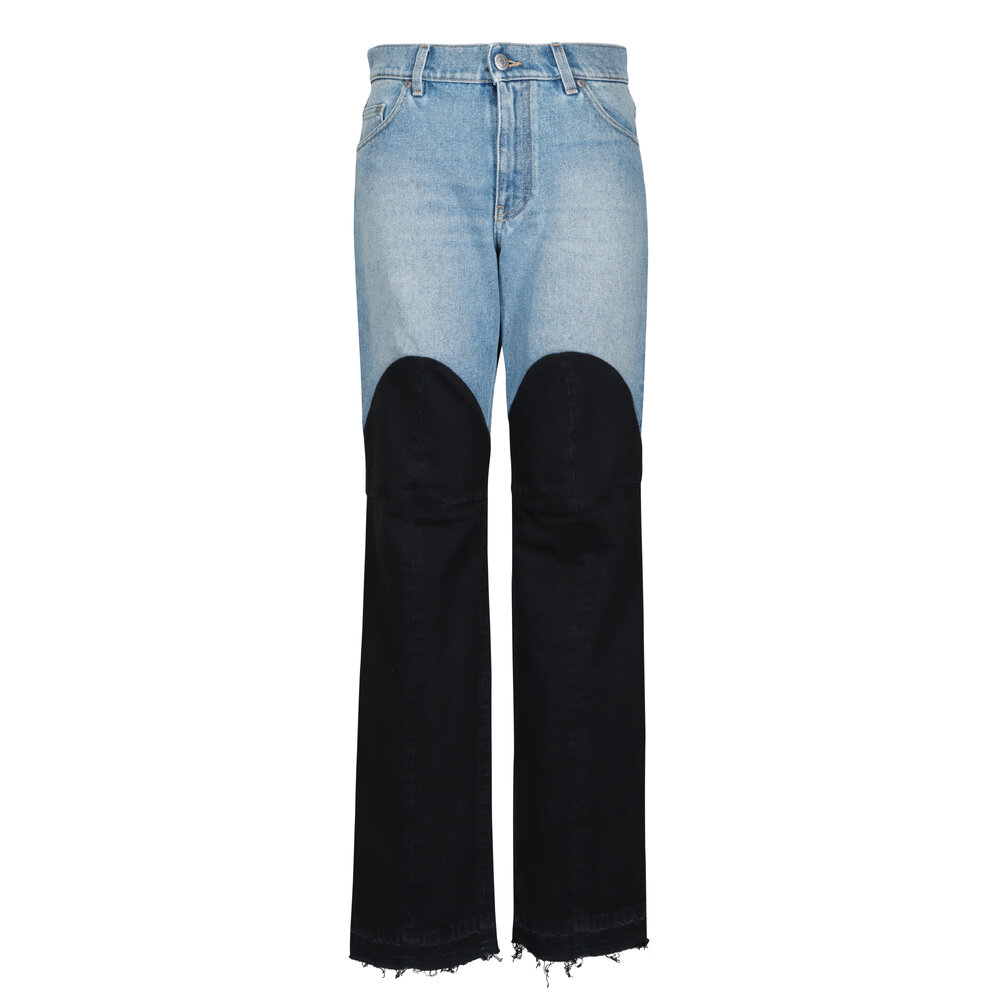 Stella McCartney - Patchwork Panel Denim Jeans | Mitchell Stores