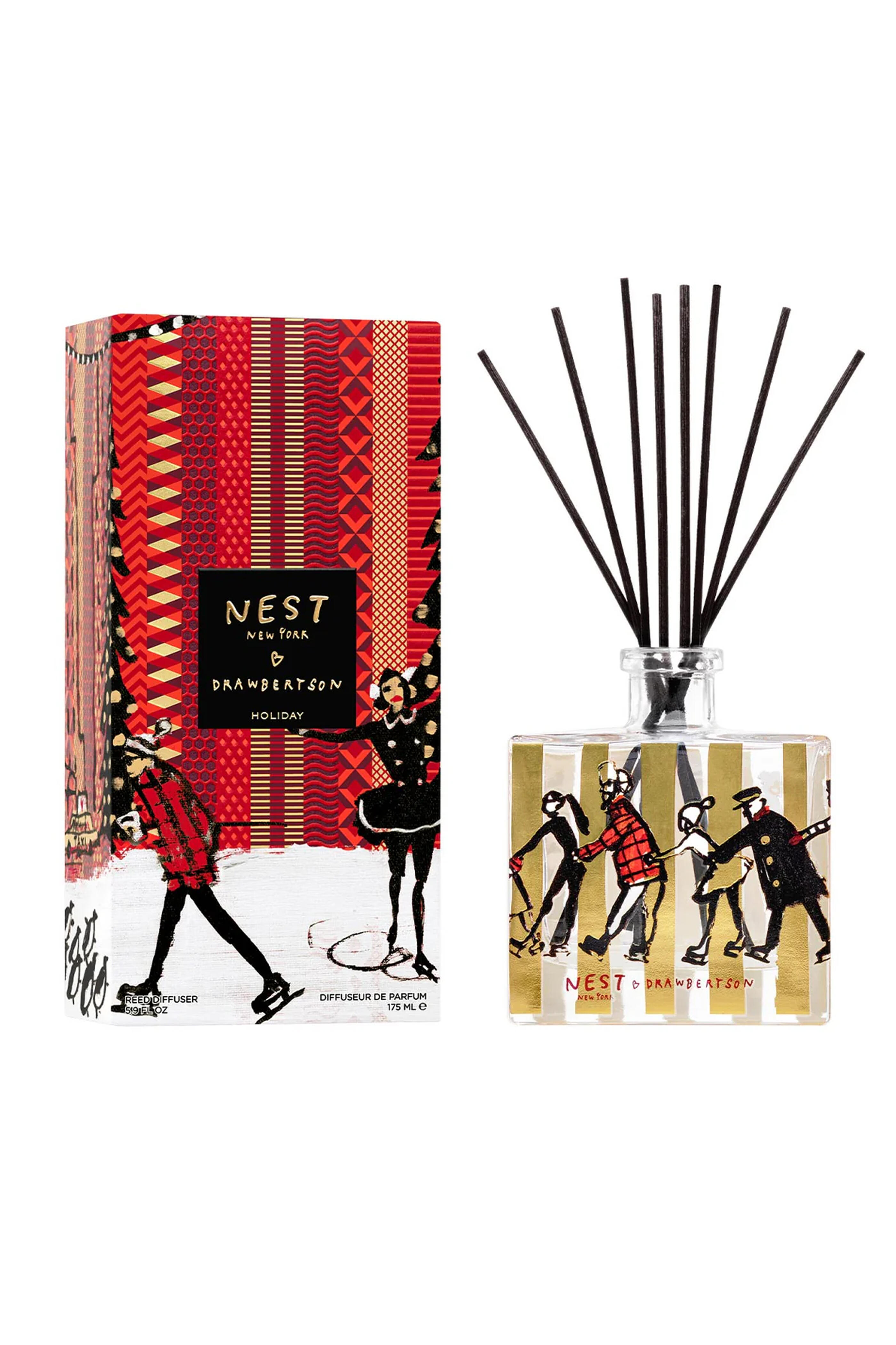 Nest Fragrances - New York x Drawbertson Holiday Reed Diffuser