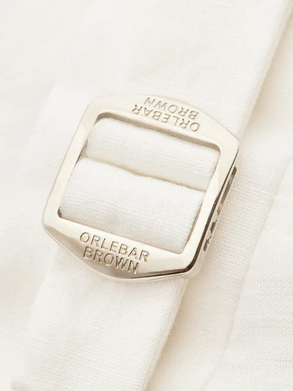 Orlebar Brown Norwich White Linen Shorts - view 8