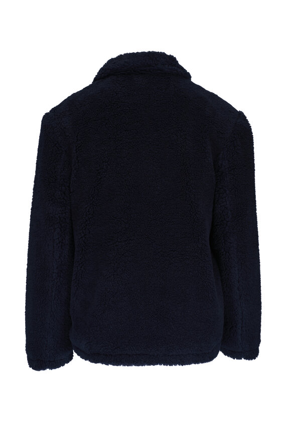 Vince - Coastal Faux Shearling Navy Blue Jacket 