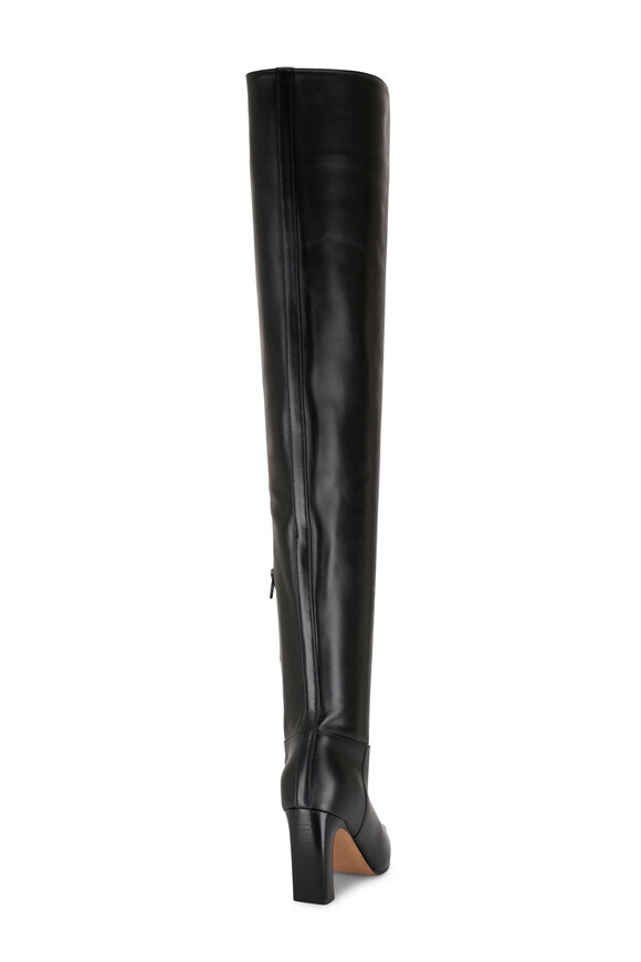 Khaite - Marfa Black Leather Over-The-Knee Boot