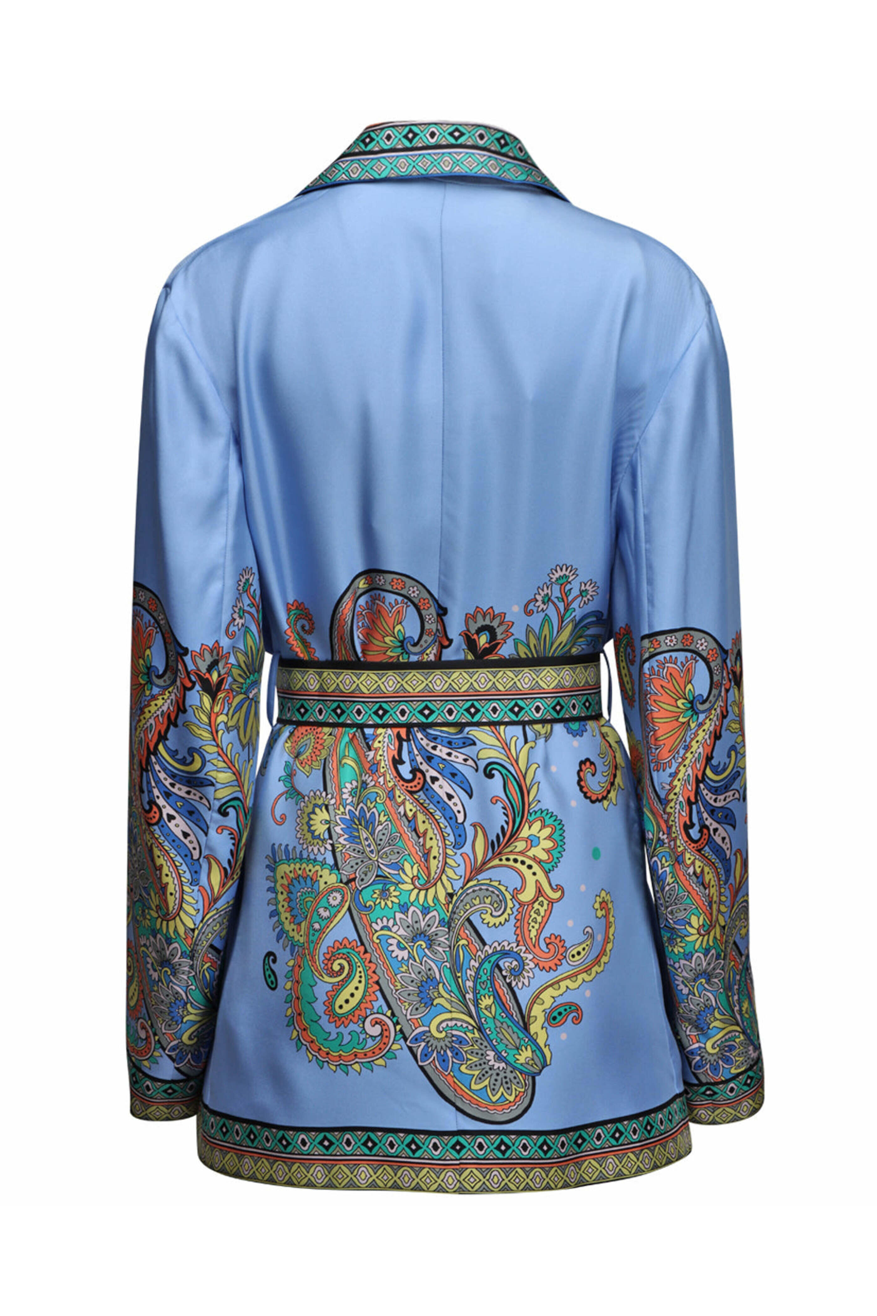 タグ付✨️ETRO シルク ペイズリーニットテーラードジャケット 40 ETRO ペイズリー シルクジャケット | ピンク | FARFETCH JP