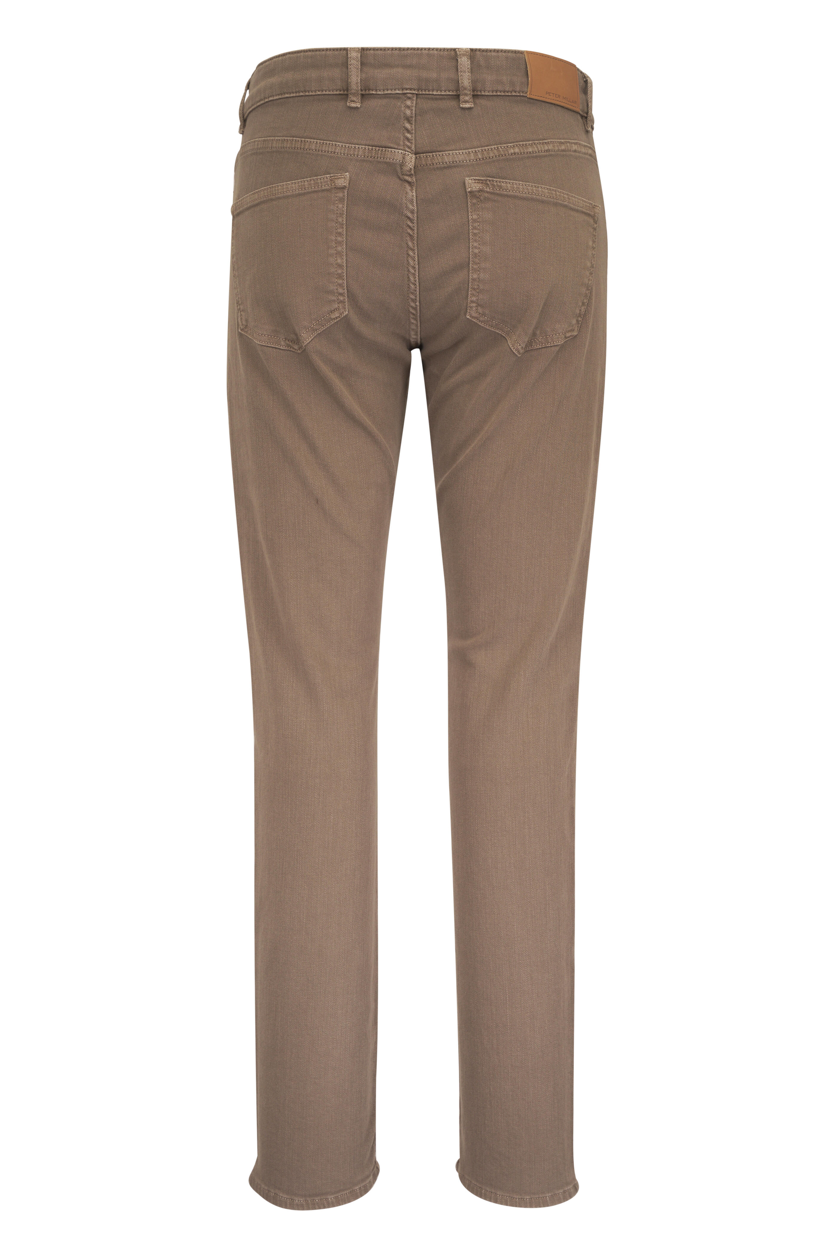 Peter Millar - Crown Crafted Fairfield Brown Garment Dyed Jean - view 2