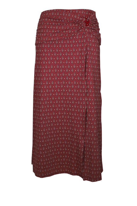 Johanna Ortiz Under The Sun Brown Ankle Skirt - view 1