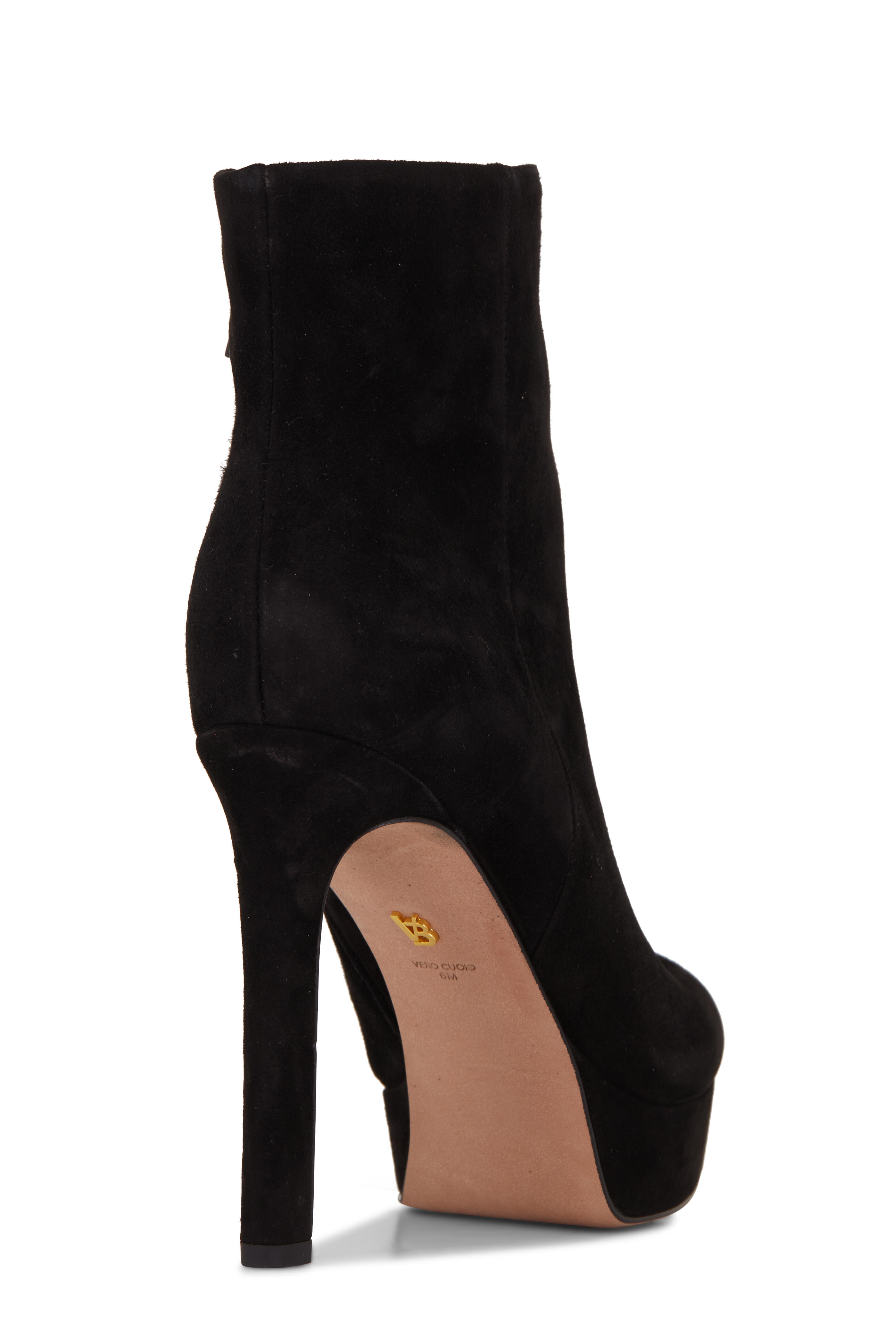 Veronica Beard - Dali Black Suede Platform Bootie