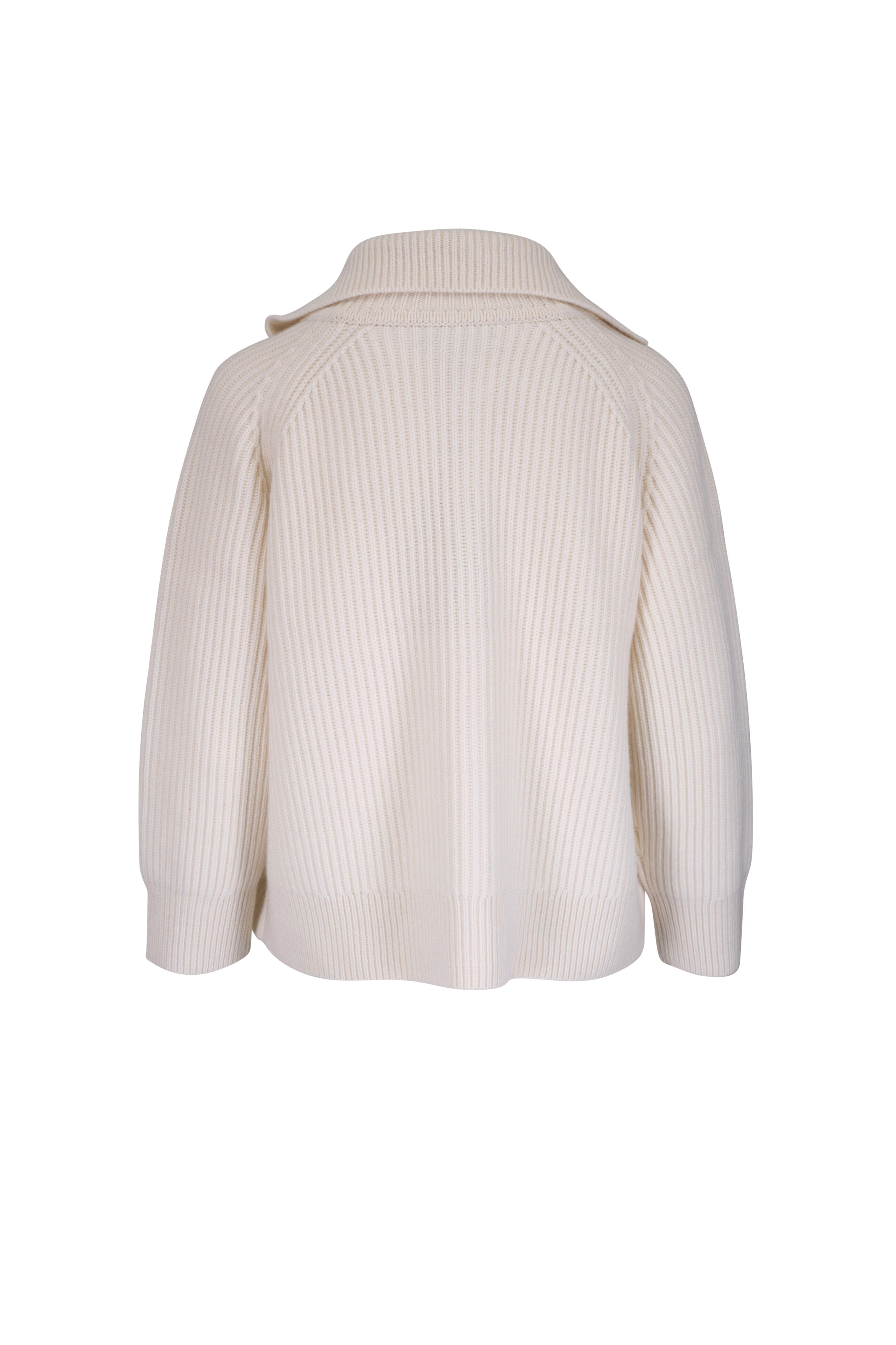 Nili Lotan - Deryl Ivory Chunky Rib Cardigan