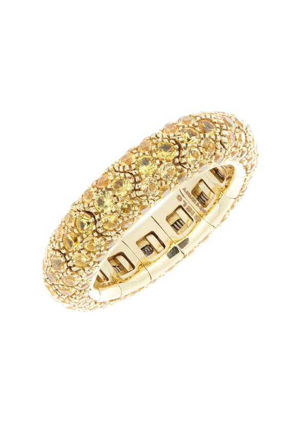 Mattia Cielo - 18K Yellow Gold Yellow Sapphire Ring