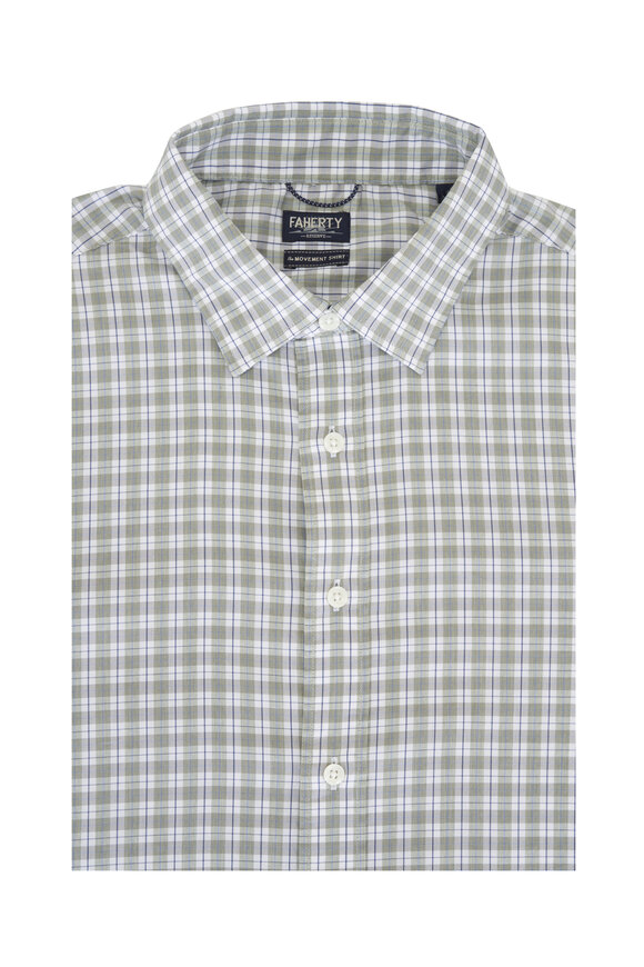 Faherty Brand Movement™ Fern Valley Plaid Sport Shirt