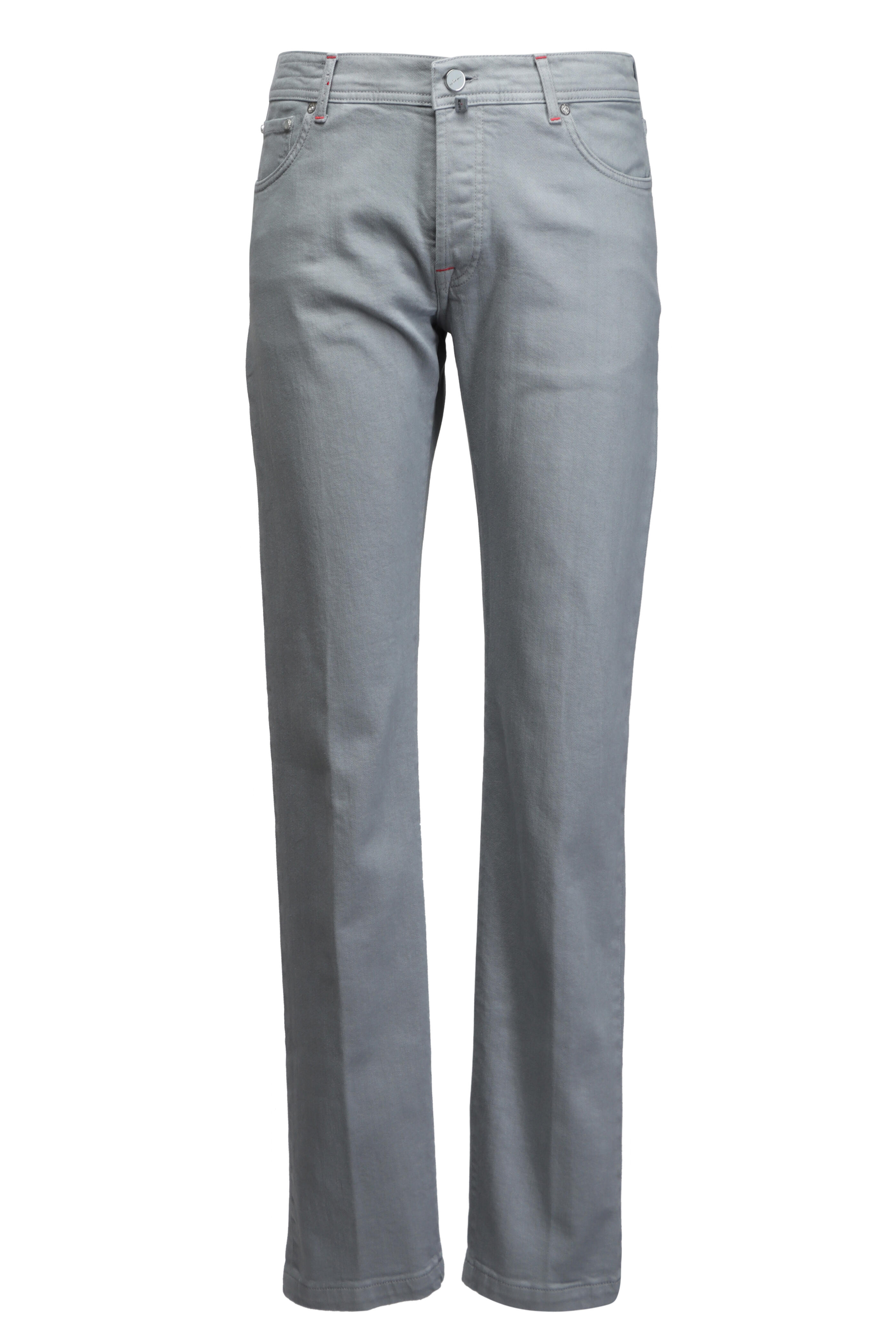 Kiton - Mid Grey Five Pocket Pant
