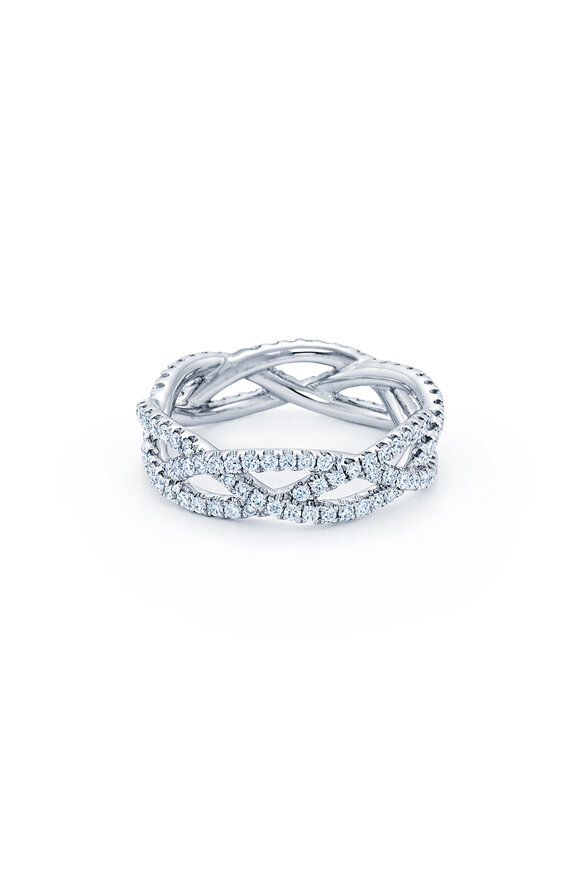 Kwiat The Twist 3 Row Diamond Ring