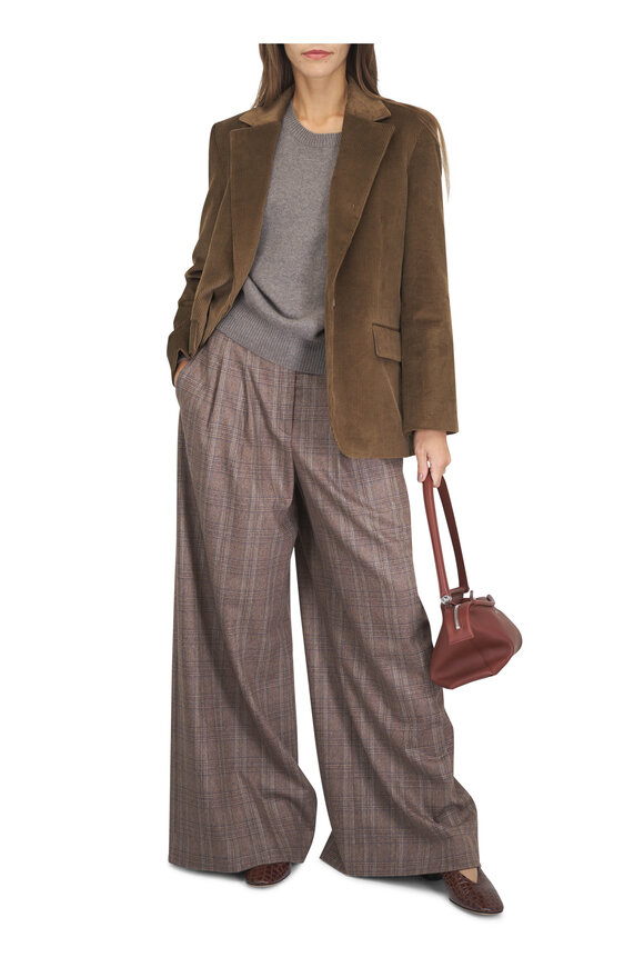 Loewe Small Whisker Brown Leather Shoulder Bag - view 2