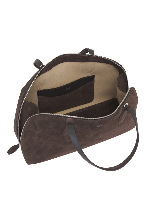 Totême Medium Brown Suede Day Tote - view 5