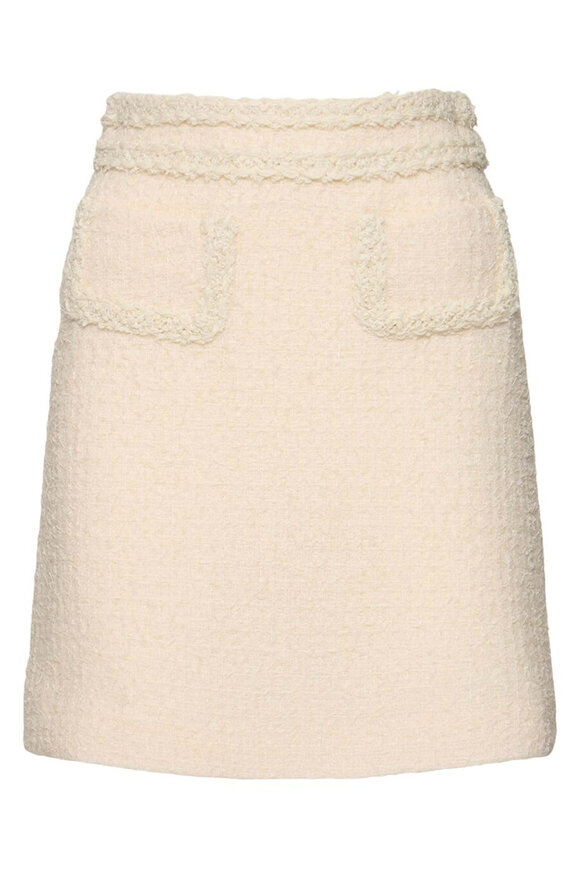 スカート Giambattista Valli Giambattista Valli Polyester Midi Skirt Giambattista Valli Black Rose Embroidered Tulle Midi Skirt
