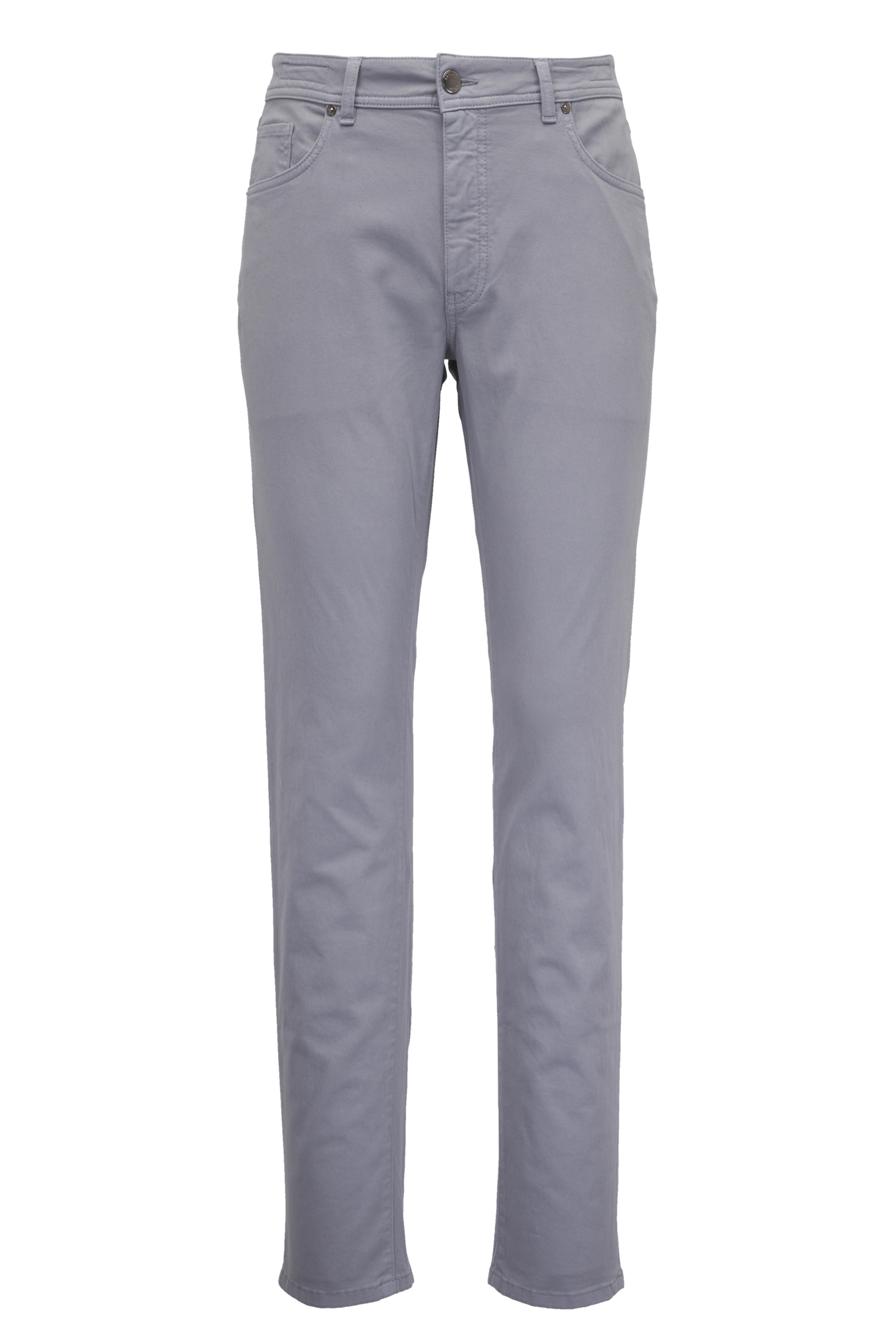 Barmas - Dean Gray Cotton Twill Five Pocket Pant