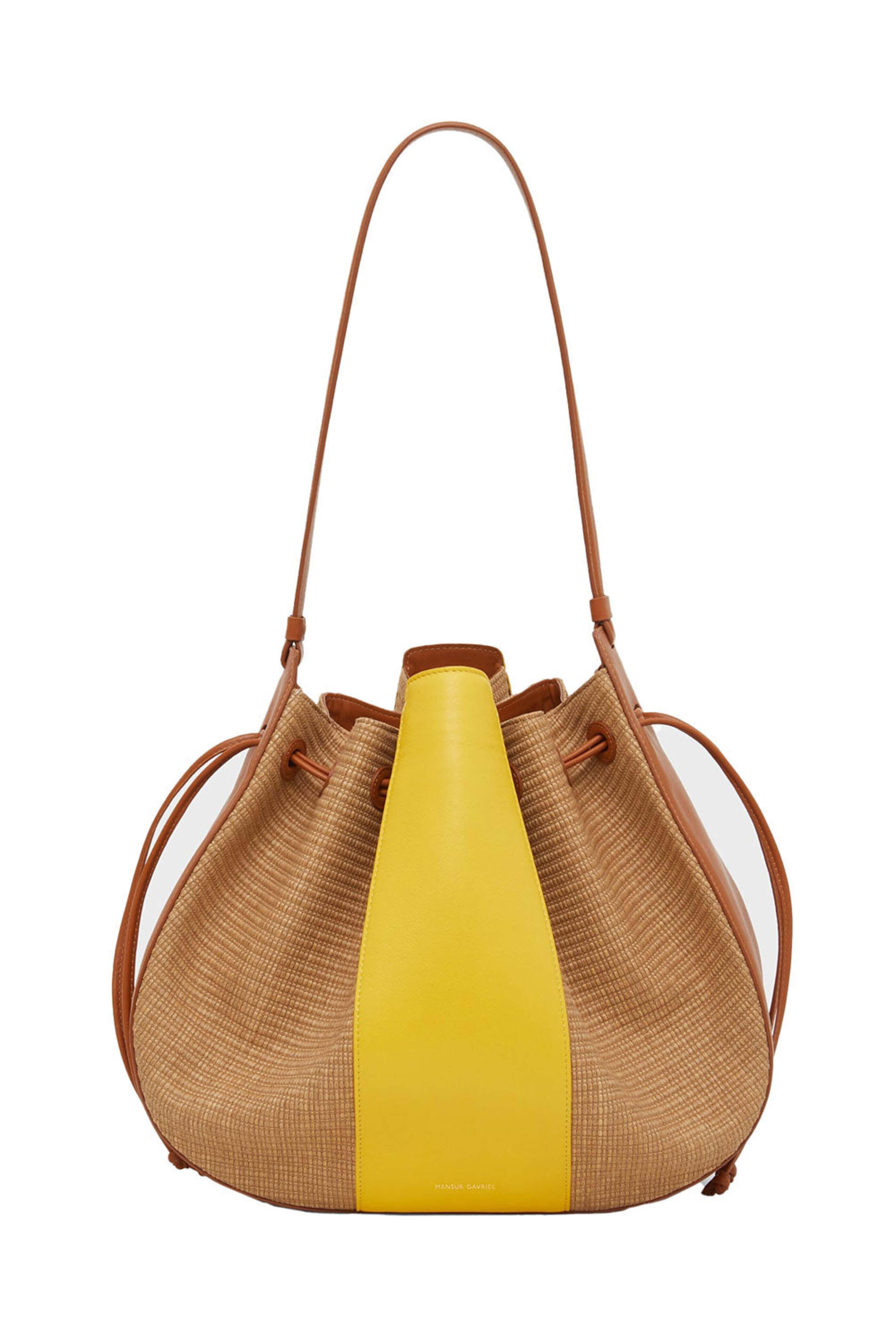 Mansur Gavriel - Raffia Large Lilium Bag in Sunrise