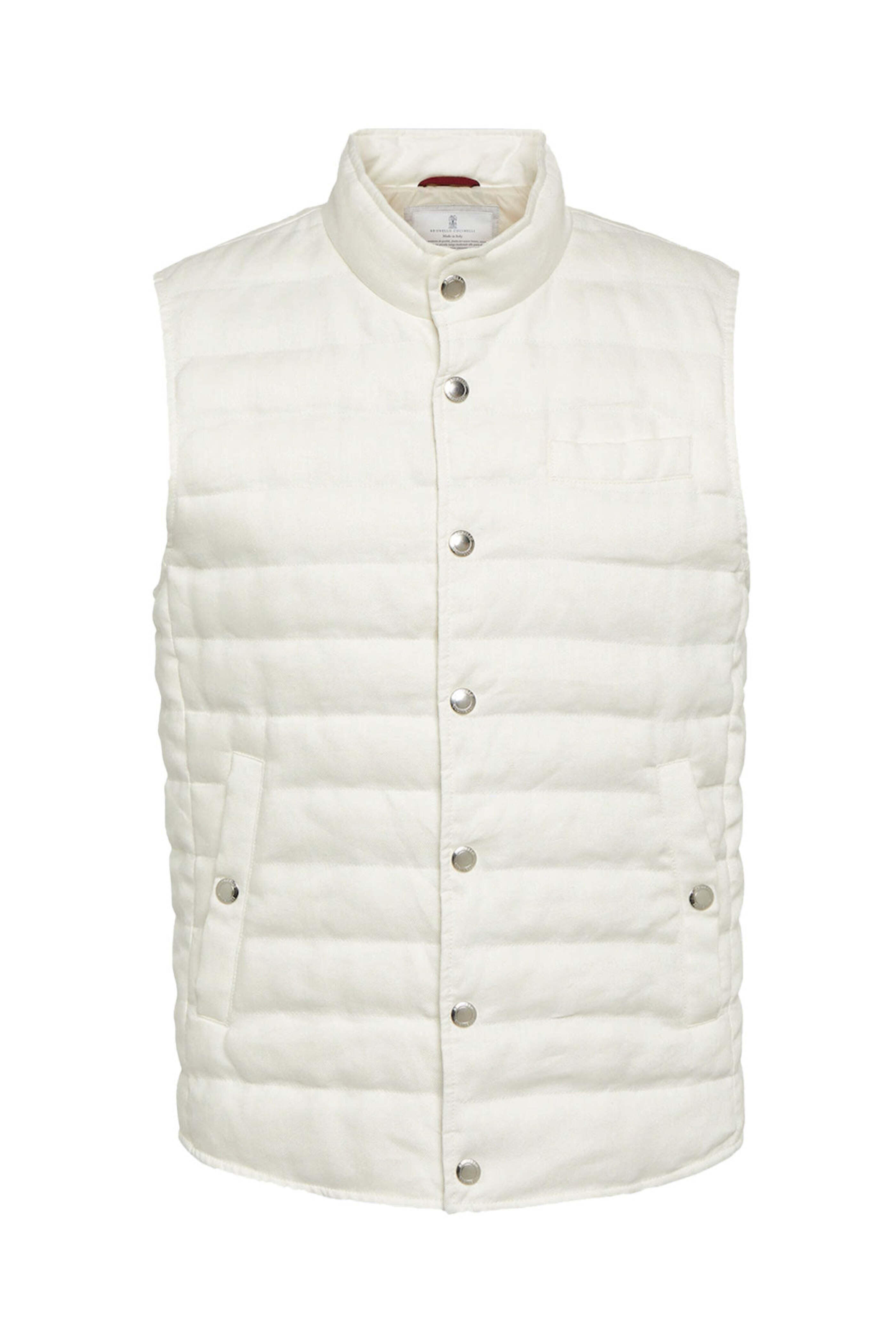 Brunello Cucinelli - Off-White Water Resistant Padded Vest