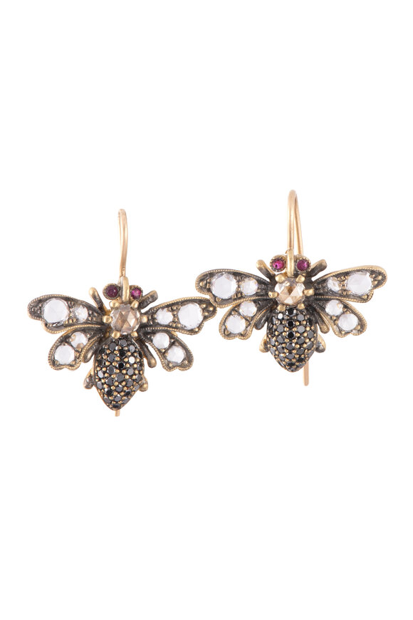 Sylva & Cie Bee Earrings - view 2
