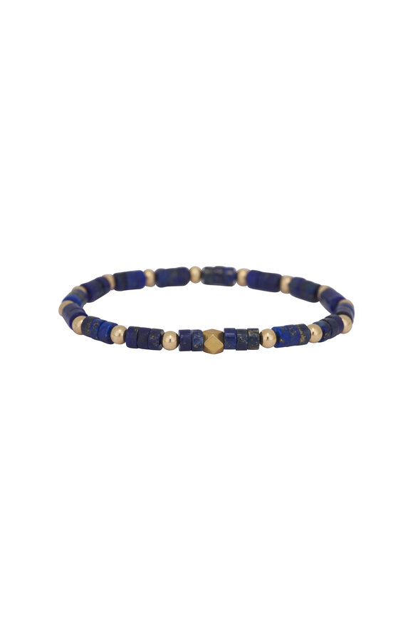 Cristina V. Lapis Barrel Bracelet