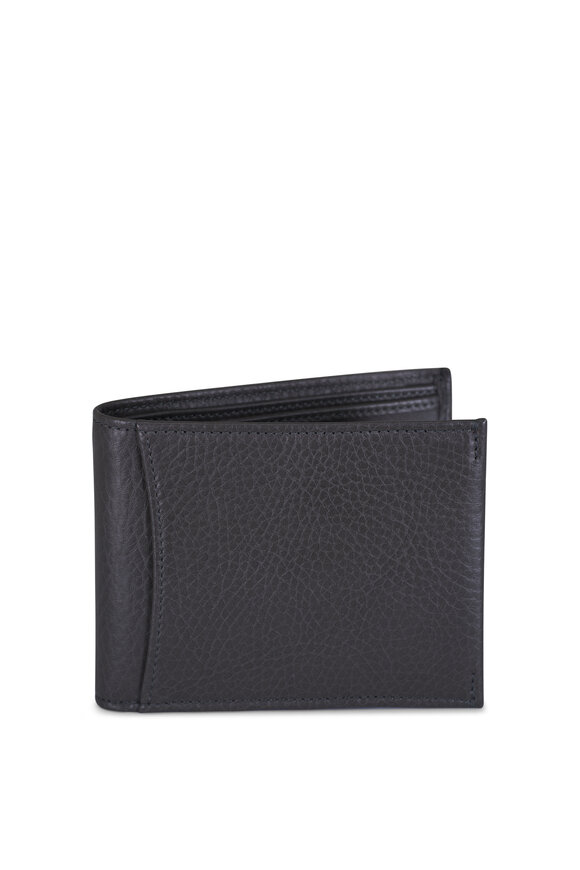 Bosca Platinum Grained Leather Bi-Fold Wallet