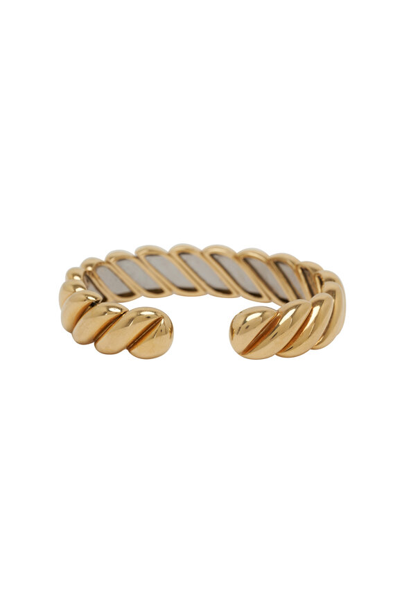 Estate Jewelry - Yellow Gold French Bracelet