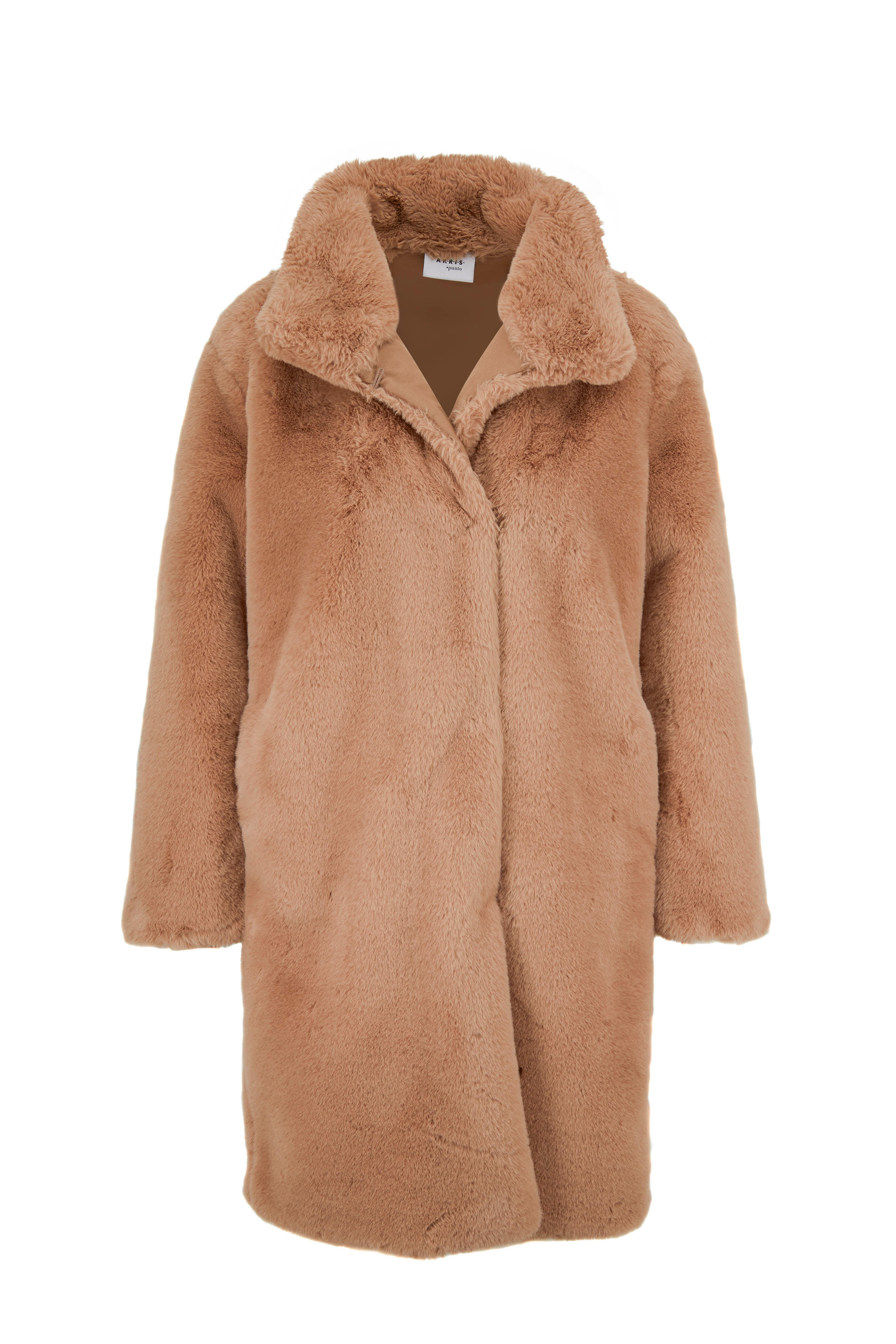 atmosfeer Vereniging artikel Akris Punto - Camel Faux Fur Coat | Mitchell Stores